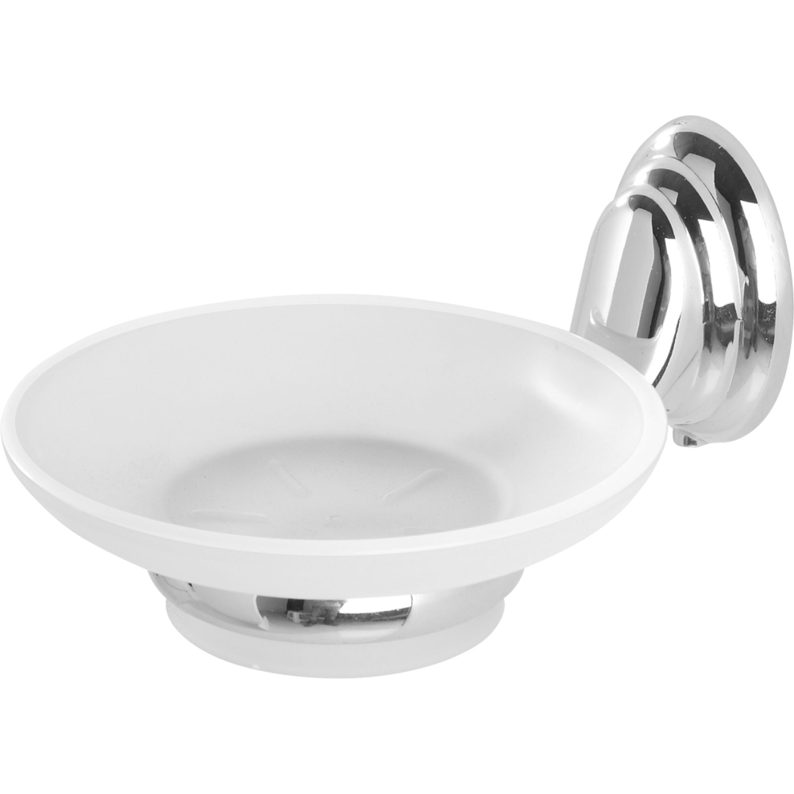 PORTASAPONE "FACILE" Cromo /Vetro