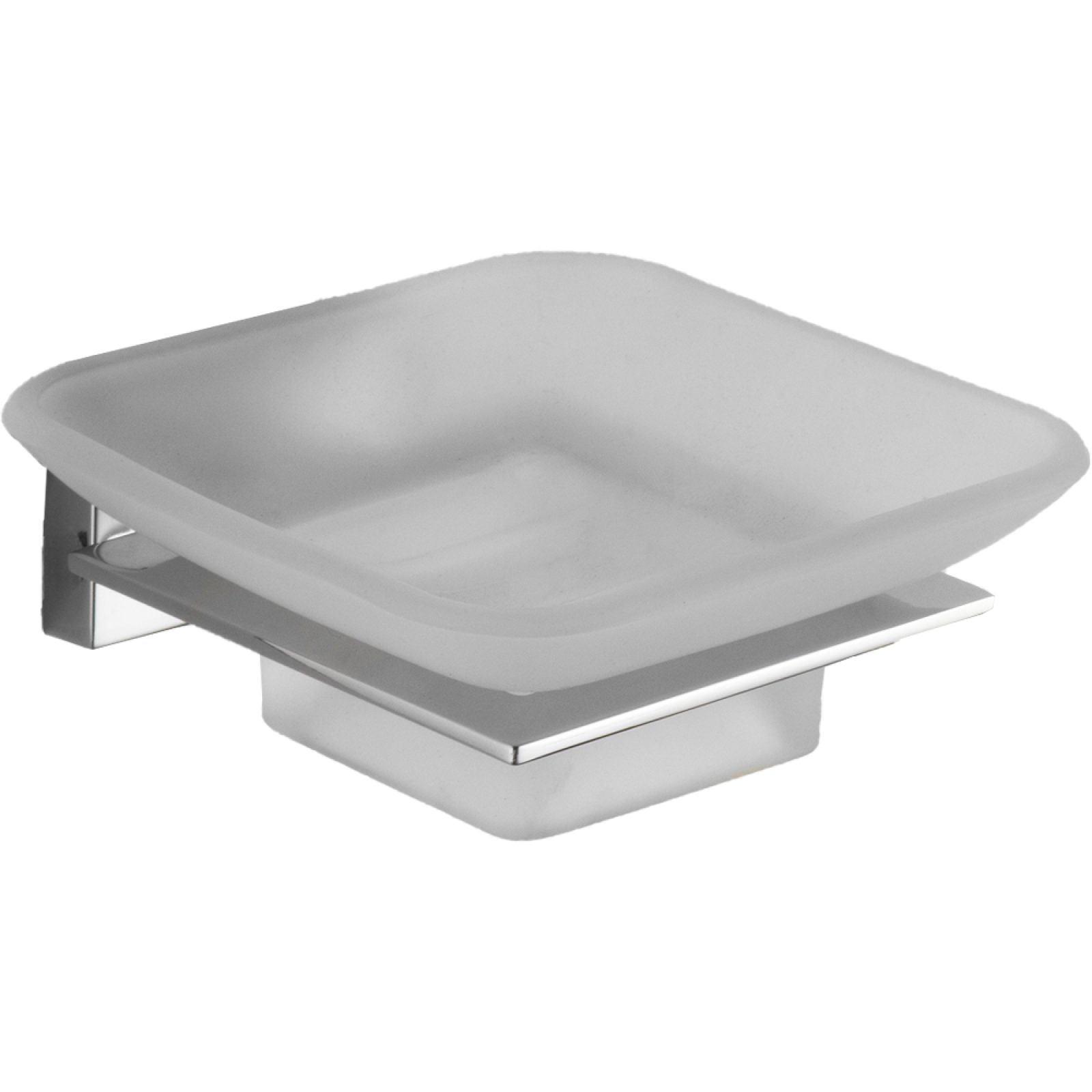 PORTASAPONE GIULIA Cromo-Vetro