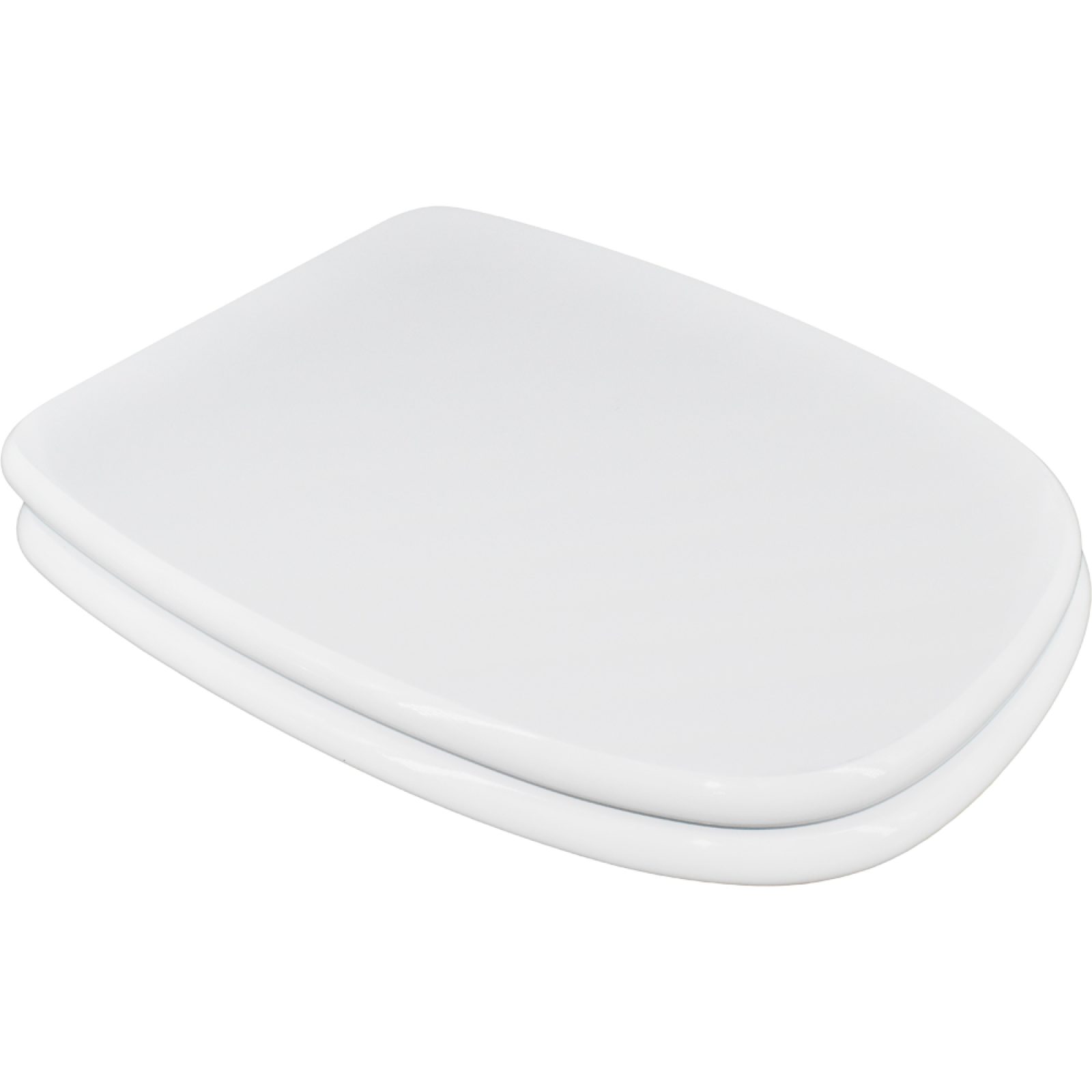 SEDILE MDF POLIESTERATO SQUARE Bianco - Chiusura Normale