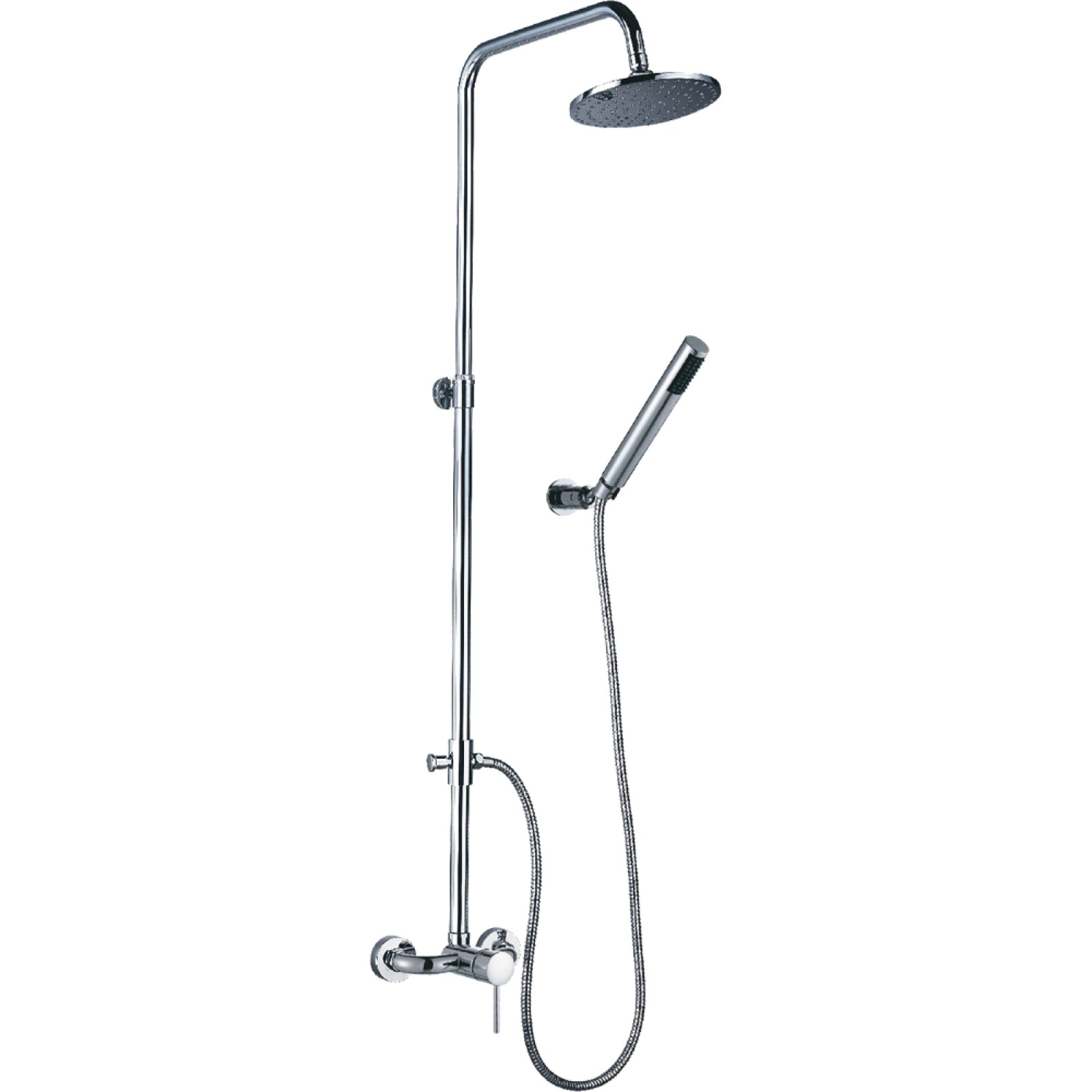 SET COLONNA DOCCIA TELESCOPICA "QUEEN" Cromo