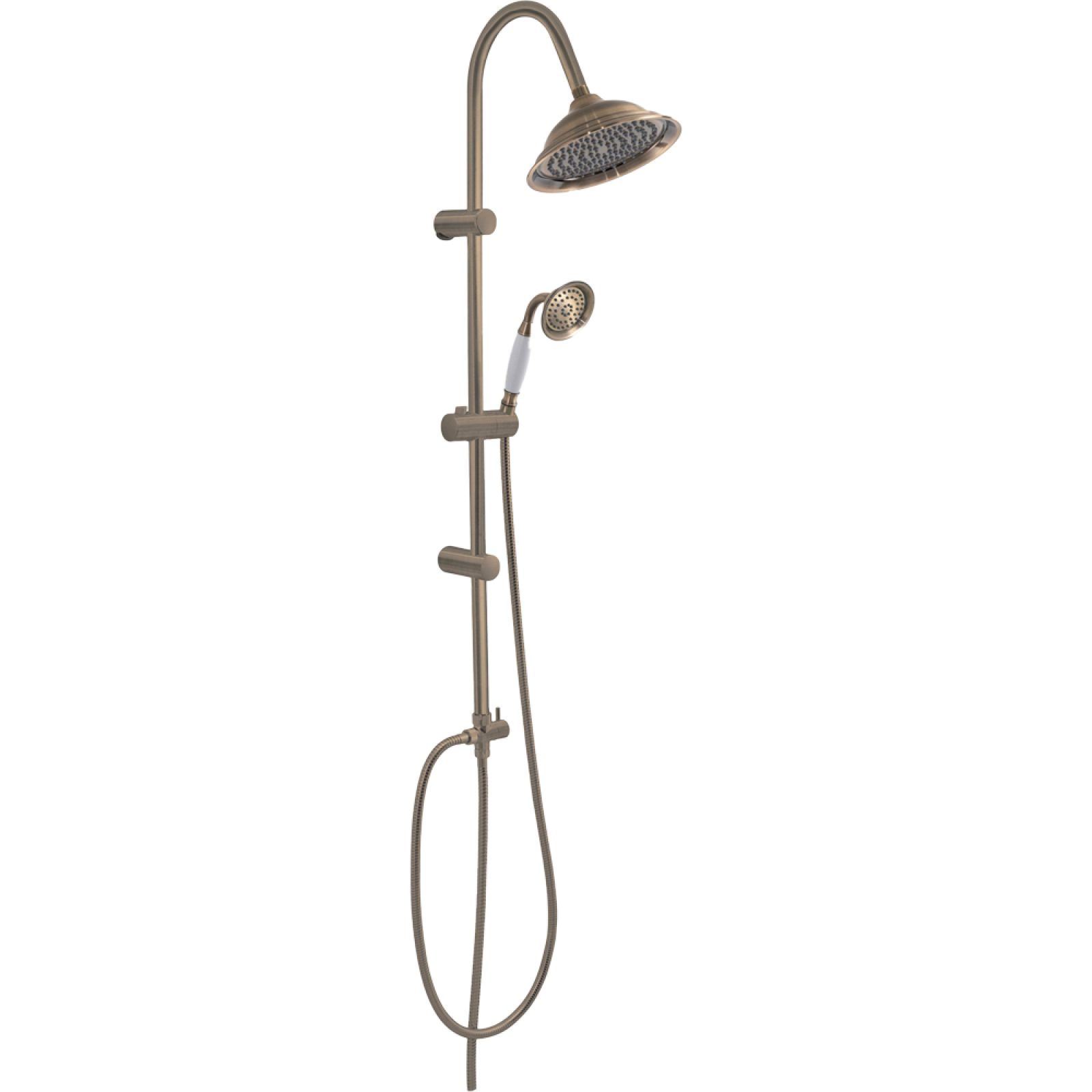 SET COLONNA DOCCIA MONOGETTO "LIBERTY 01" Bronzo