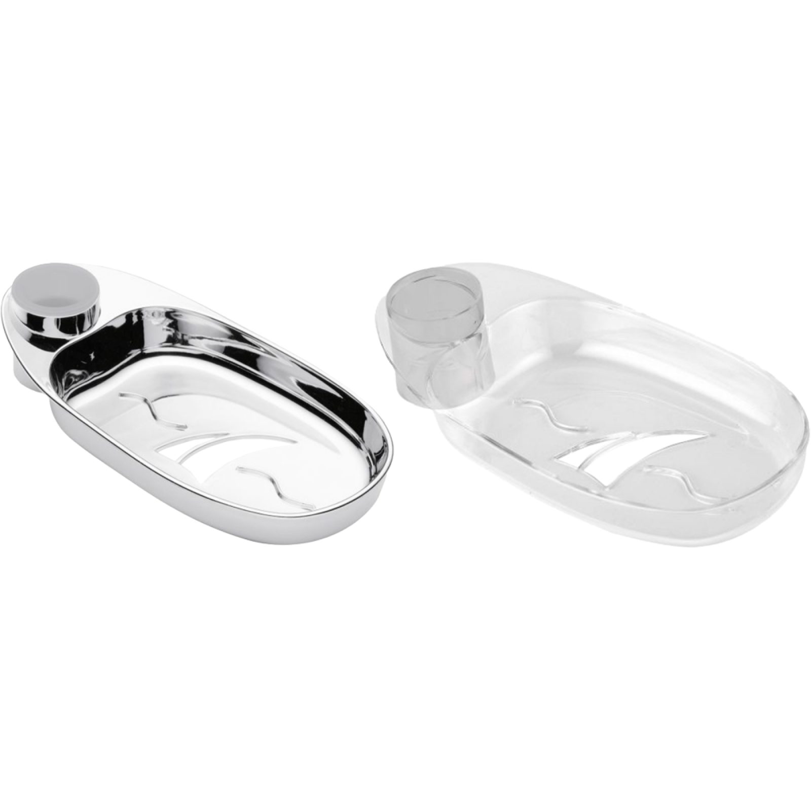 PORTASAPONE "VELA" PER ASTA SALISCENDI Ø18 mm Trasparente