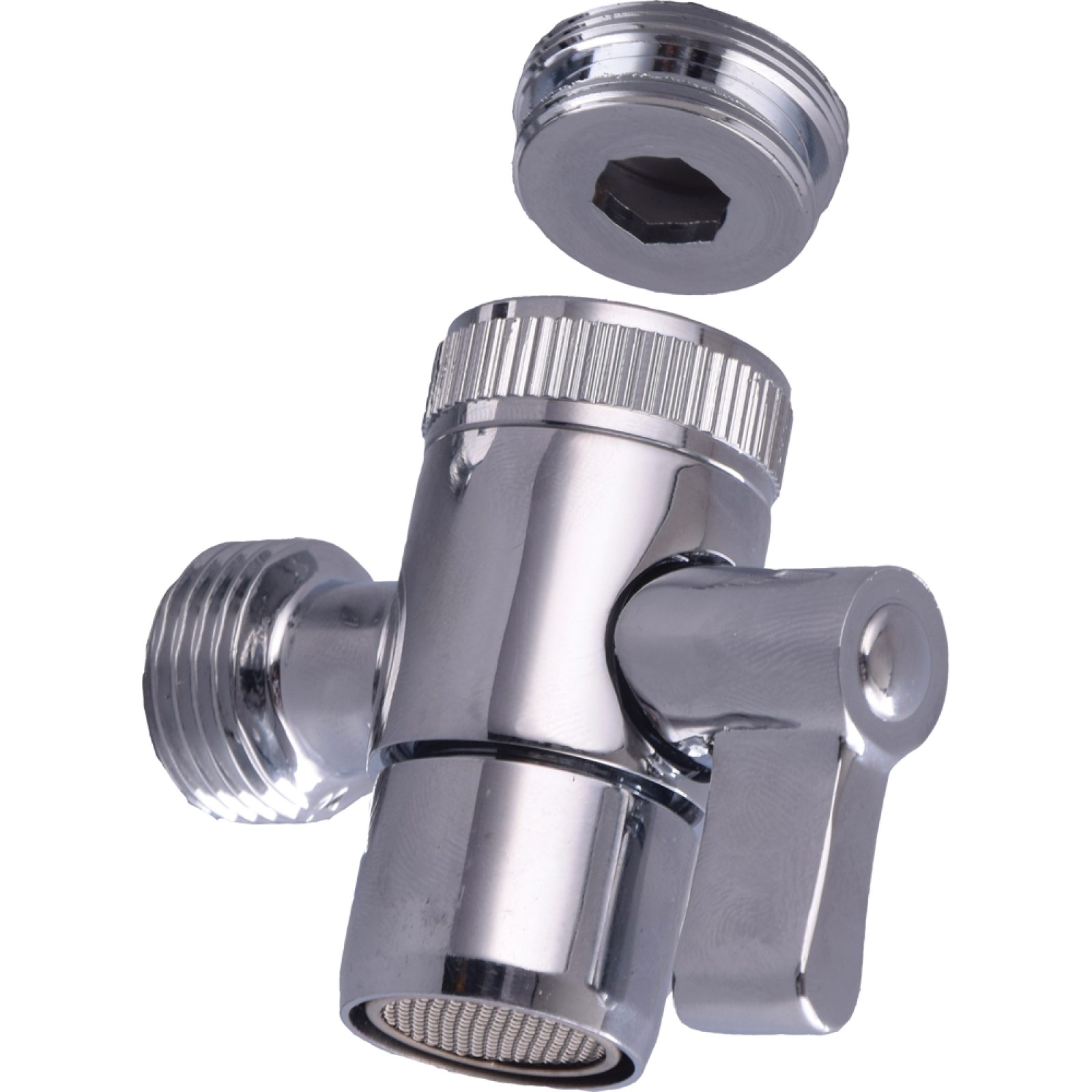 DEVIATORE UNIVERSALE PER DOCCETTA SU RUBINETTO Con adatt. F22x1xM24x1