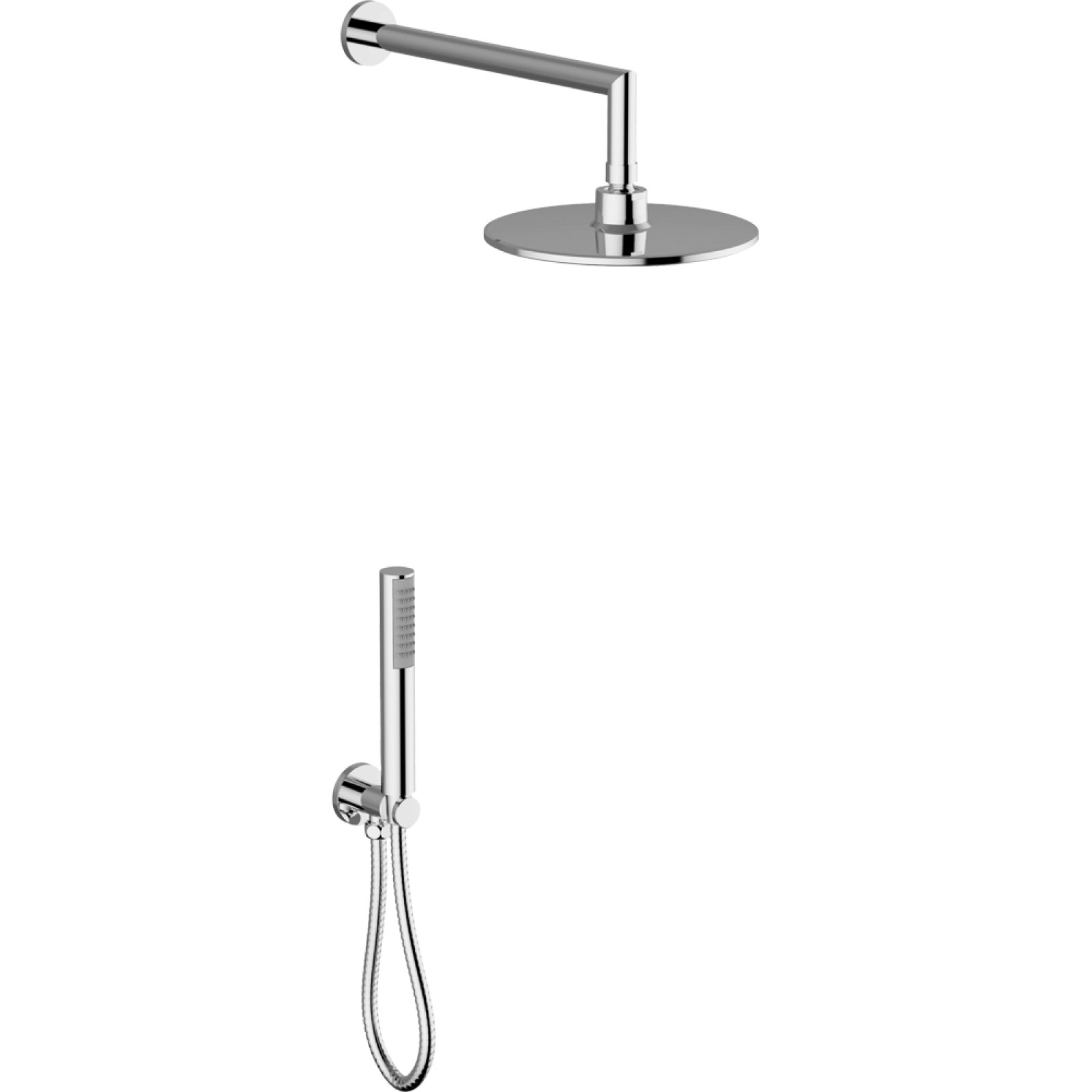 KIT DOCCIA TONDO 220 "BASIC" TEOREMA Cromo