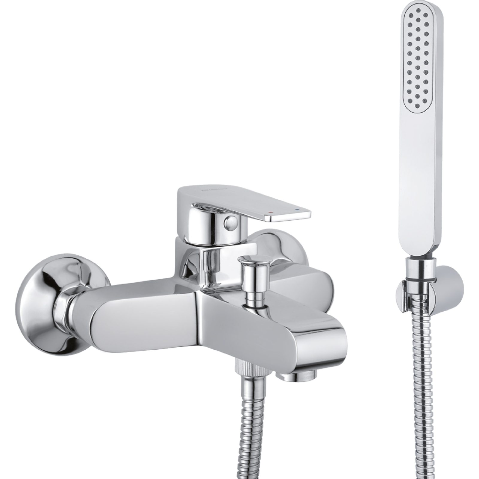 MISCELATORE VASCA ESTERNO NEW DETROIT Cromo + Set Doccetta
