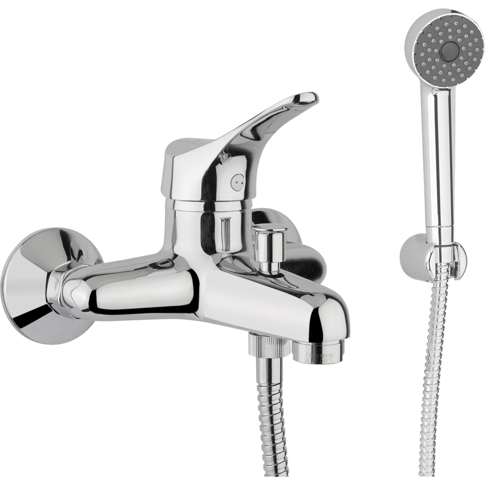 MISCELATORE VASCA ESTERNO KAPPA Cromo + Set Doccia