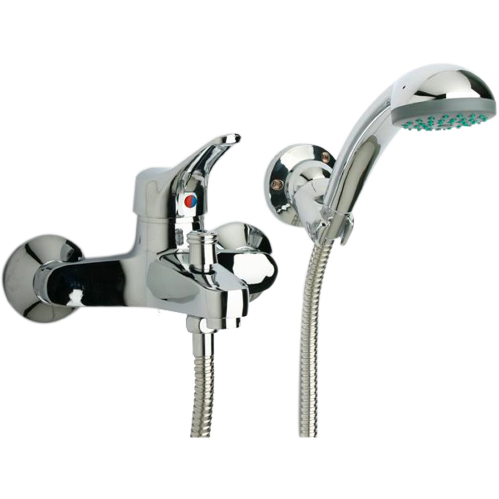 MISCELATORE VASCA "PILOT" Cromo + Kit Doccia