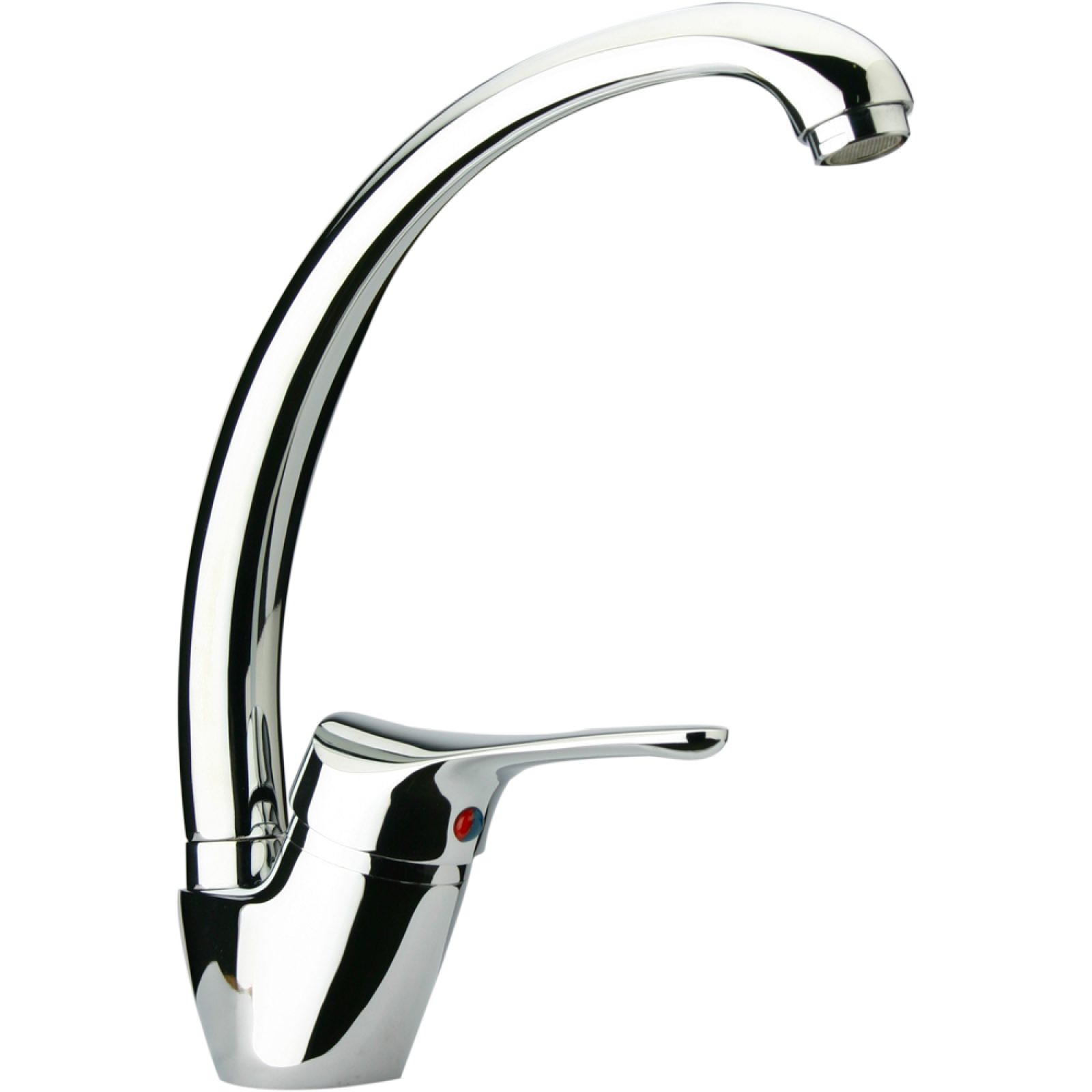 MISCELATORE LAVELLO A BOCCA ALTA "PILOT" Cromo