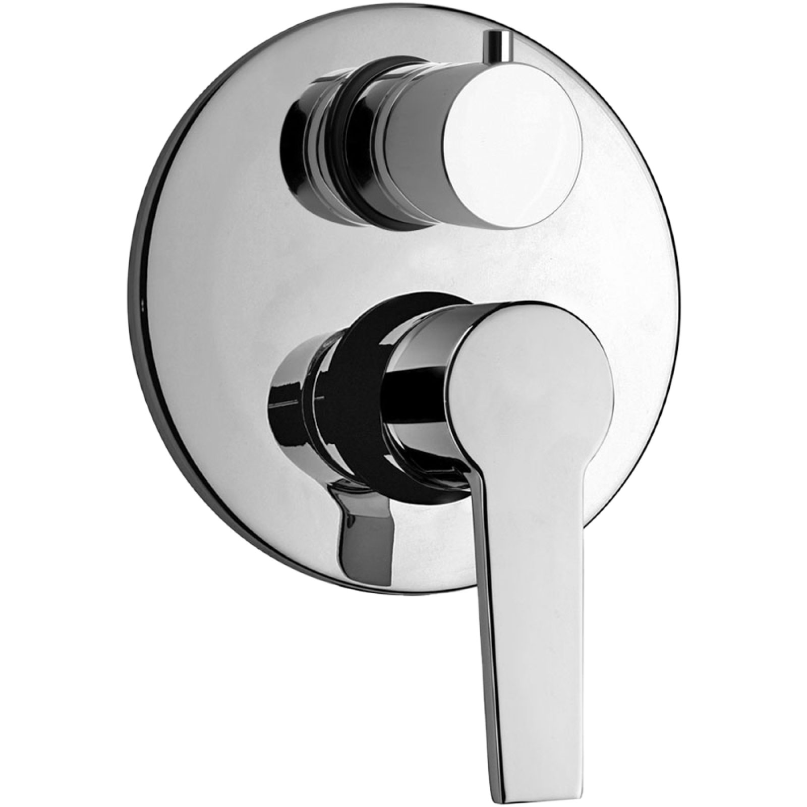 MISCELATORE INCASSO DOCCIA CON DEVIATORE "LE MANS" Cromo