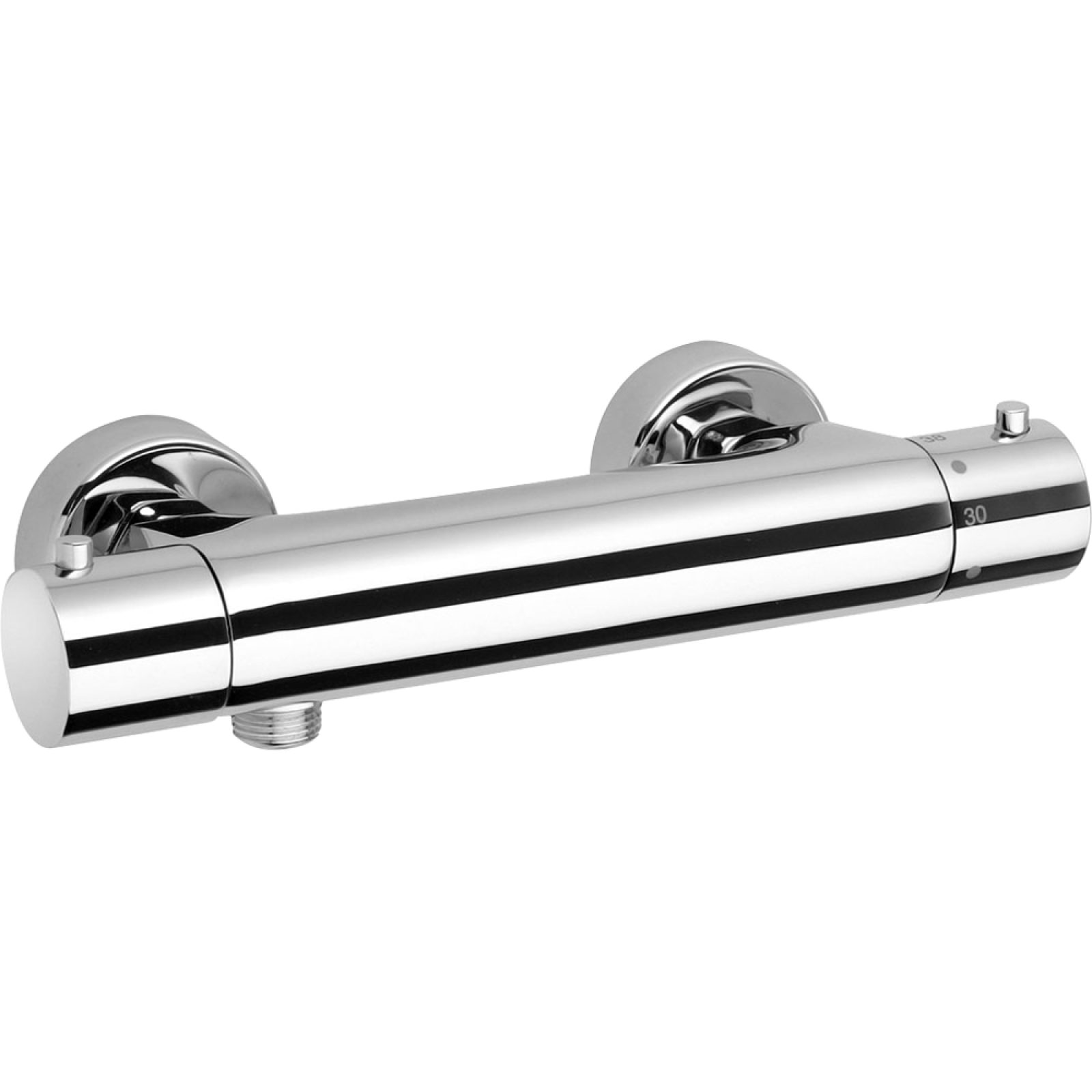 MISCELATORE DOCCIA ESTERNO TERMOSTATICO "DISCO" Cromo