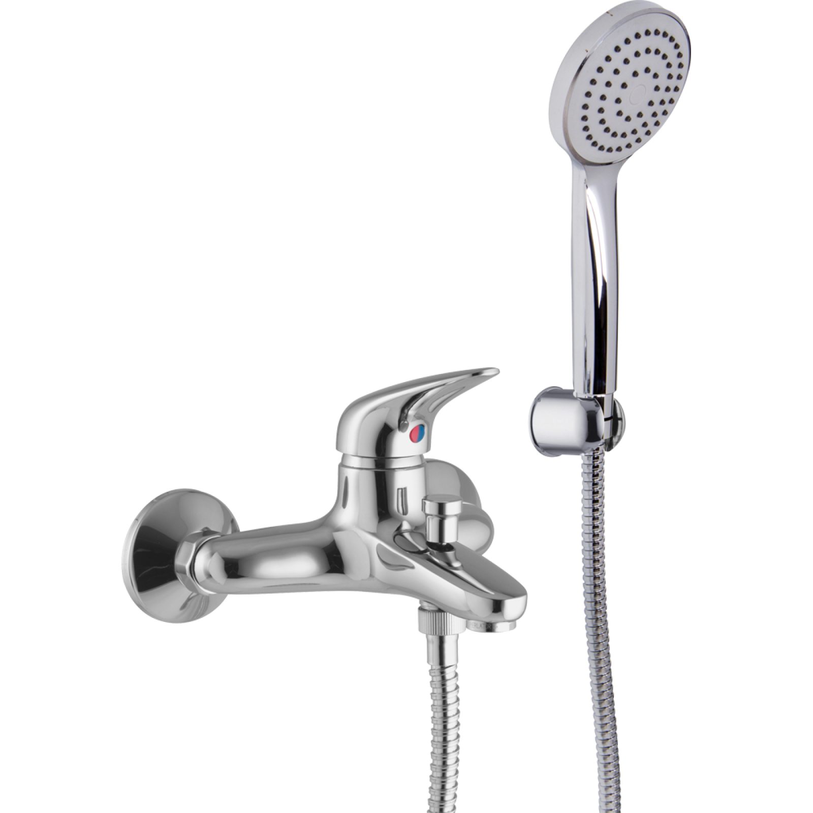 MISCELATORE VASCA ESTERNO "SERIE 18" Cromo + Set Doccia