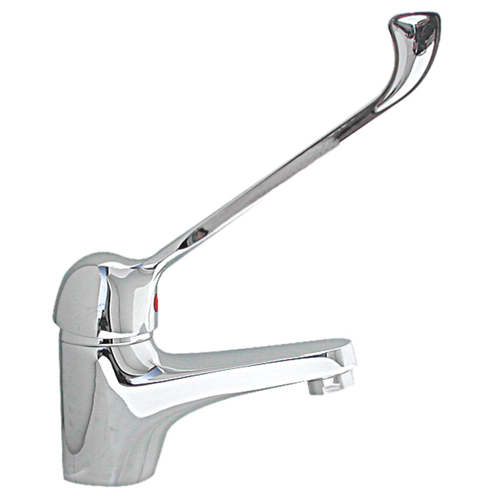 MISCELATORE LAVABO CON LEVA CLINICA Cromo - Ø 40