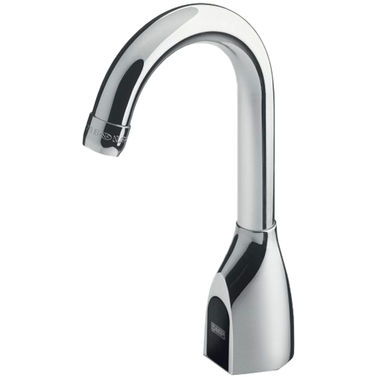 RUBINETTO ELETTRONICO LAVABO A FOTOCELLULA CON CANNA ALTA "BILLO" Corrente 220V