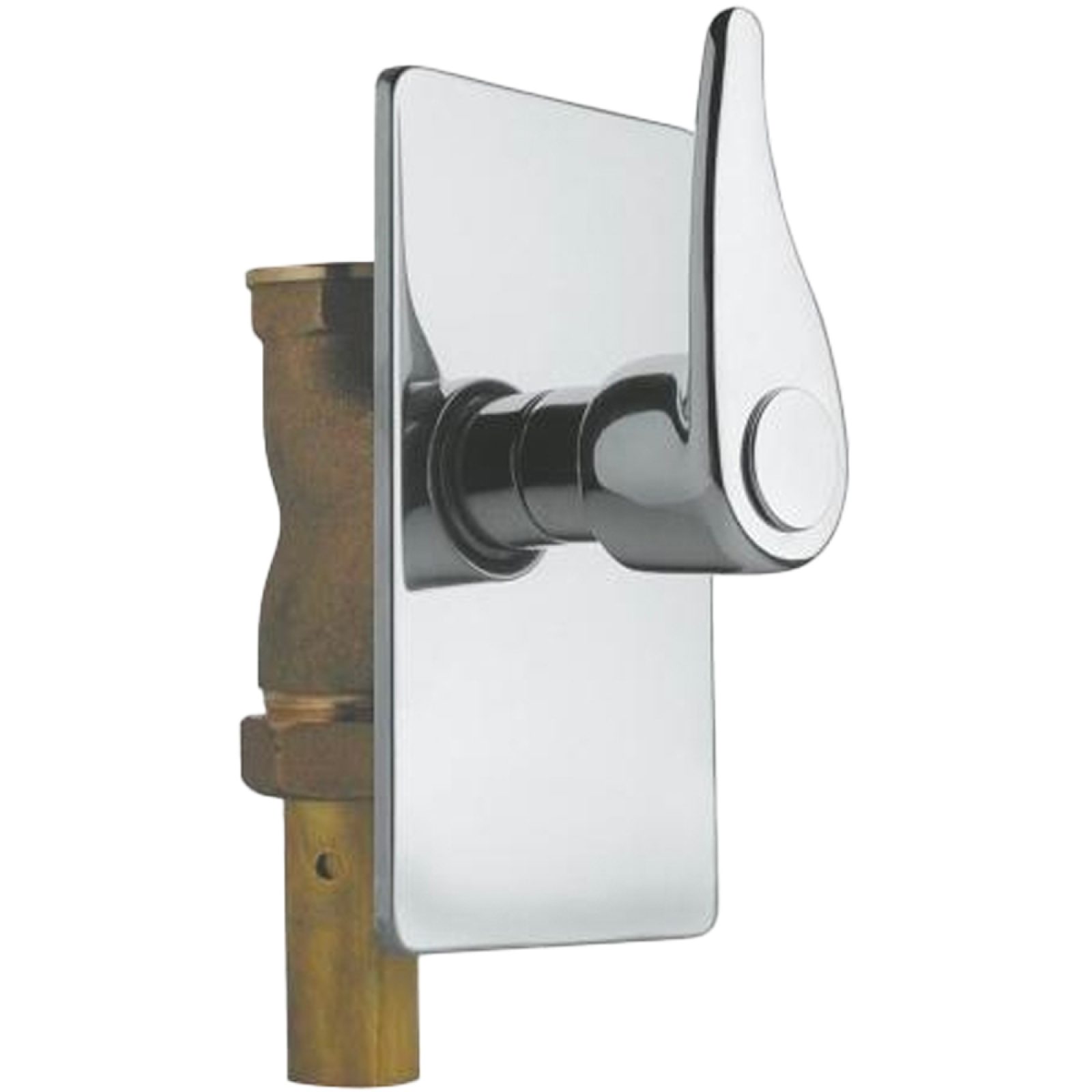 PASSO RAPIDO PER WC INCASSO AUTOMATICO A MOLLA 1" - Cromo