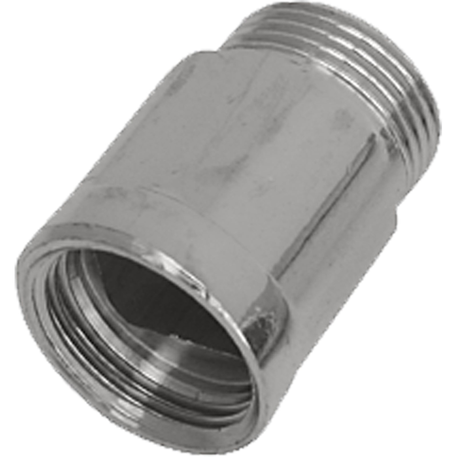 DISTANZIALE RETROGRUPPO CIECO IN OTTONE CROMATO 3/4"MF + Guarnizione