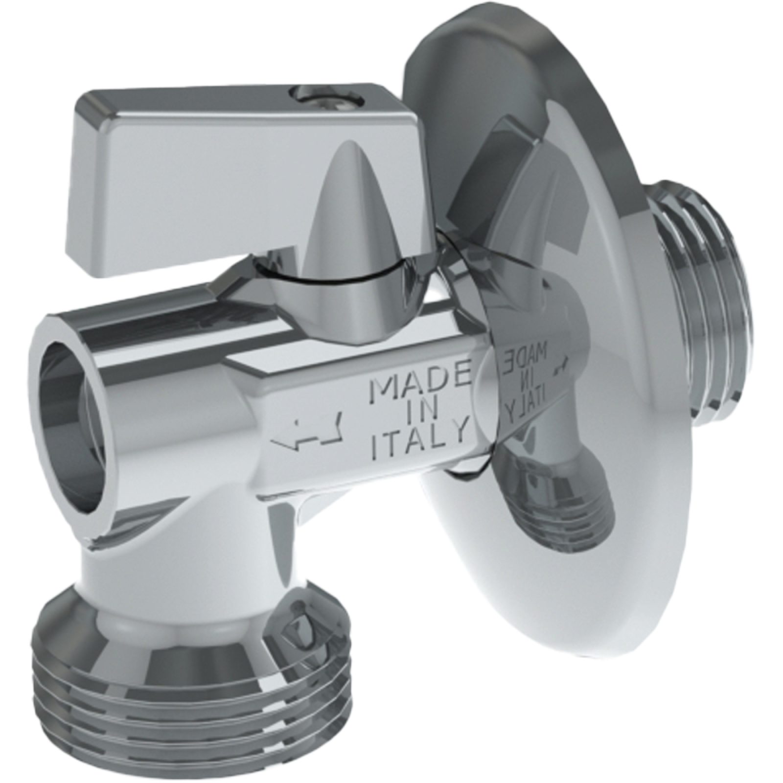 RUBINETTO LAVATRICE A SFERA EUROTERMO 1/2" x 3/4" + Rosetta