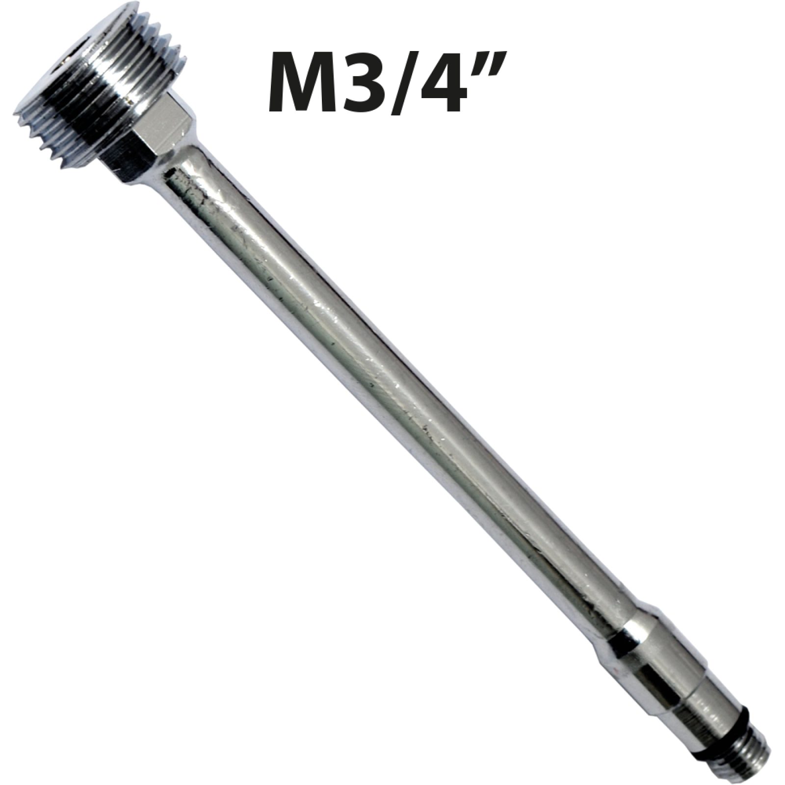 PROLUNGA PER TUBETTO RAME CROMO 3/4"M 10x1 M - 18