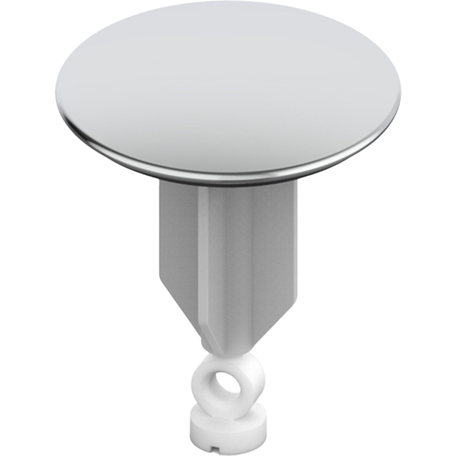 TAPPO SALTERELLO COPRIPILETTA IN OTTONE CROMATO 1"1/4 - Ø 63 mm
