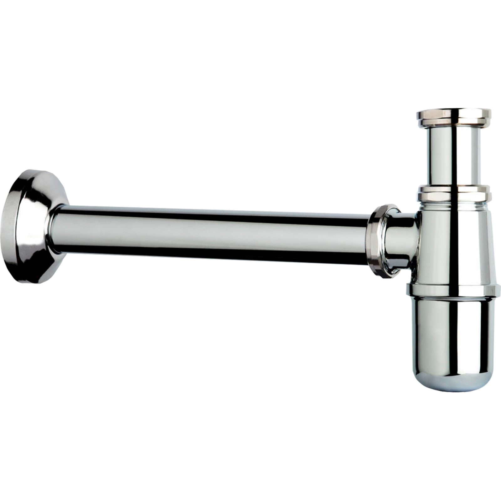 SIFONE PER LAVABO E BIDET A BOTTIGLIA IN OTTONE "EUROPA" TEA 1"1/4 - Ø32 x 250 mm