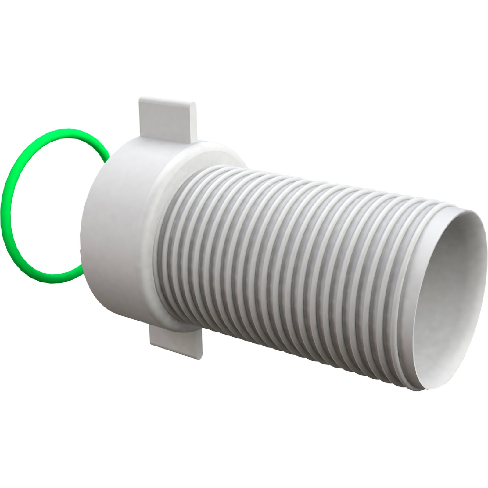 PROLUNGA FILETTATA PER SIFONE INCASSO LAVATRICE 1" x 65 mm