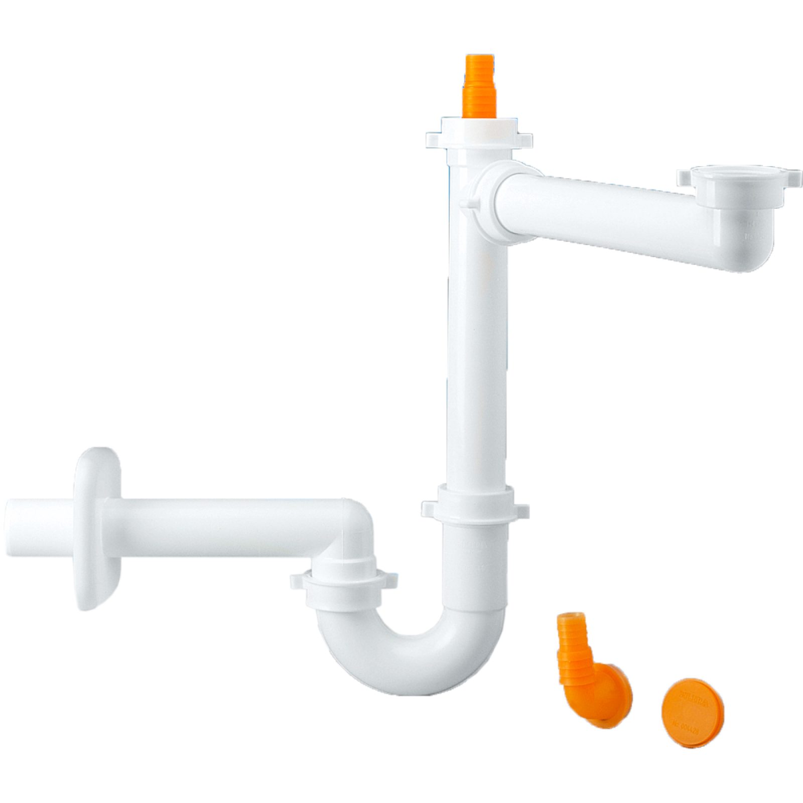 SIFONE SALVASPAZIO PER LAVELLO A 1 VIA "SPAZIO 1" 1"1/2 x Ø 40 mm