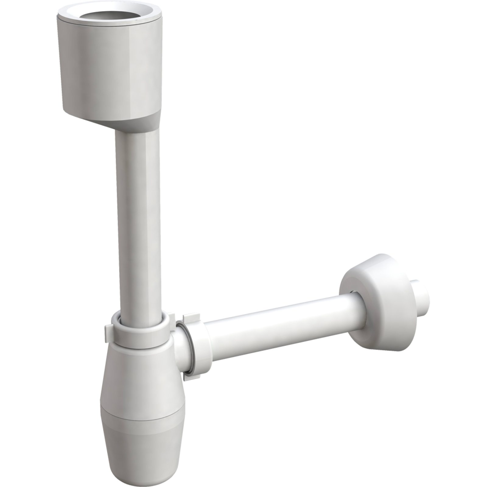 SIFONE PER ORINATOIO A BOTTIGLIA Ingr. Ø50 x Usc. Ø32 mm