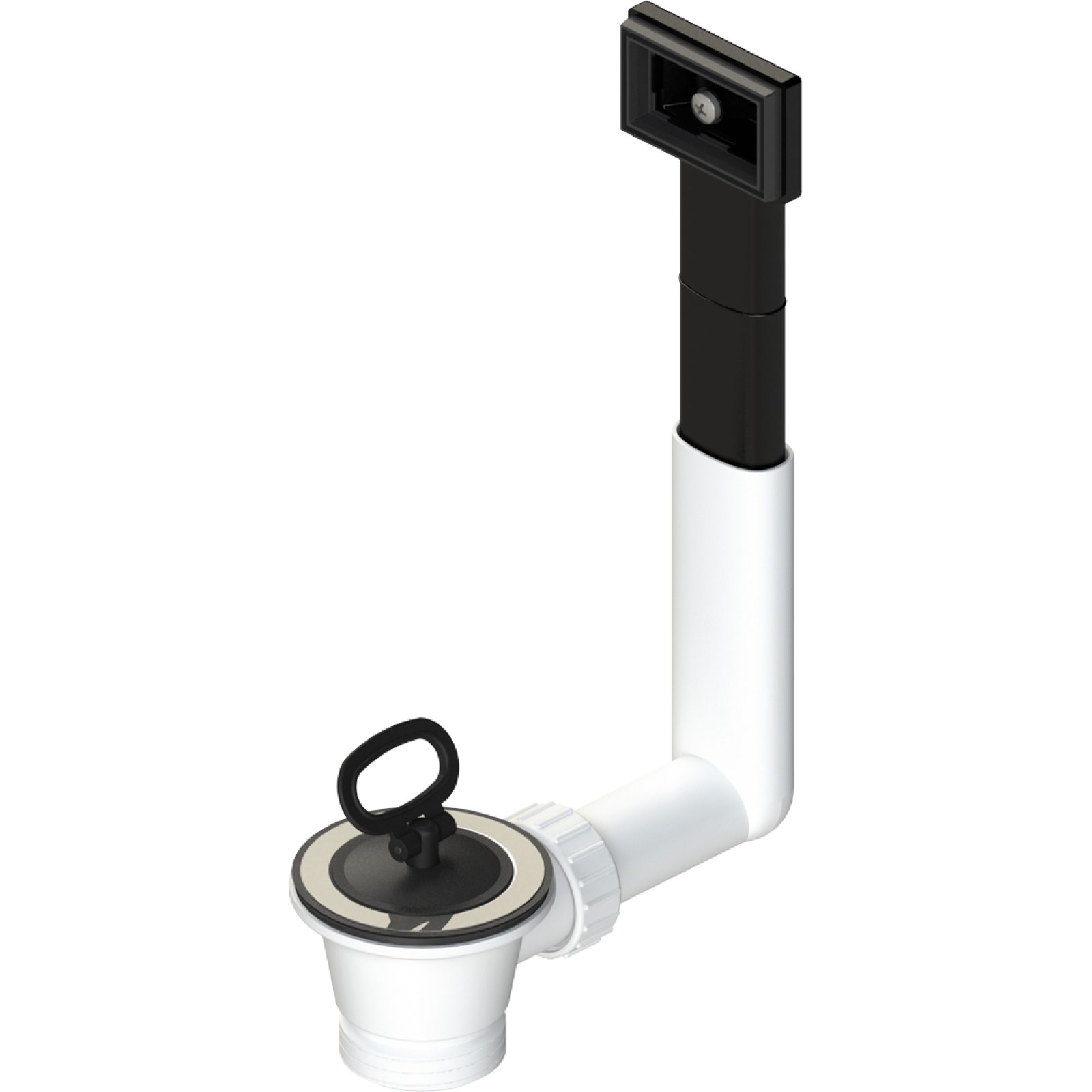 PILETTA IN PVC PER LAVELLO CUCINA CON FORO Ø70 CTP 1"1/2 x Ø70 mm