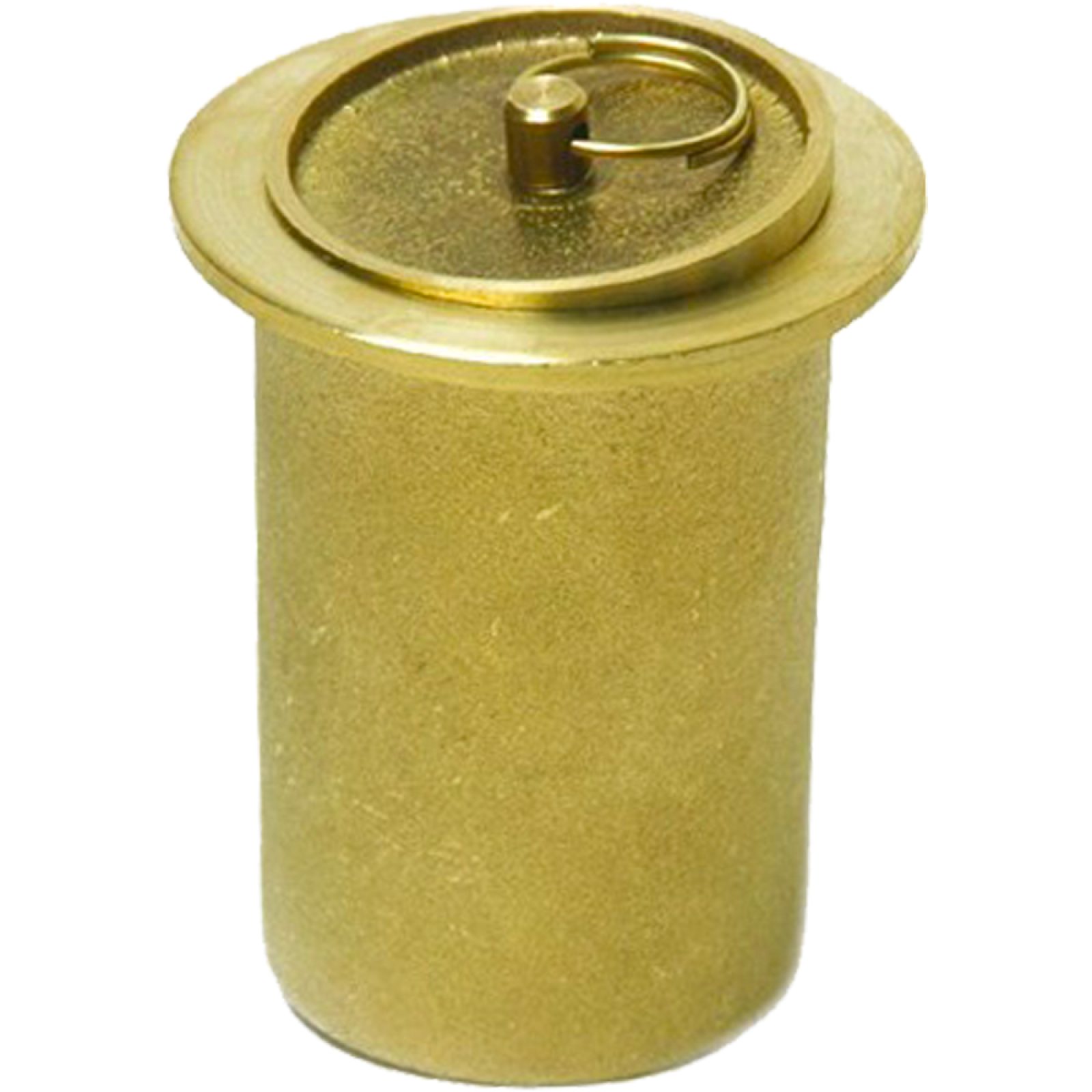 PILETTA DOCCIA MODELLO CATANIA IN OTTONE GIALLO mm 40 - H. 60 mm