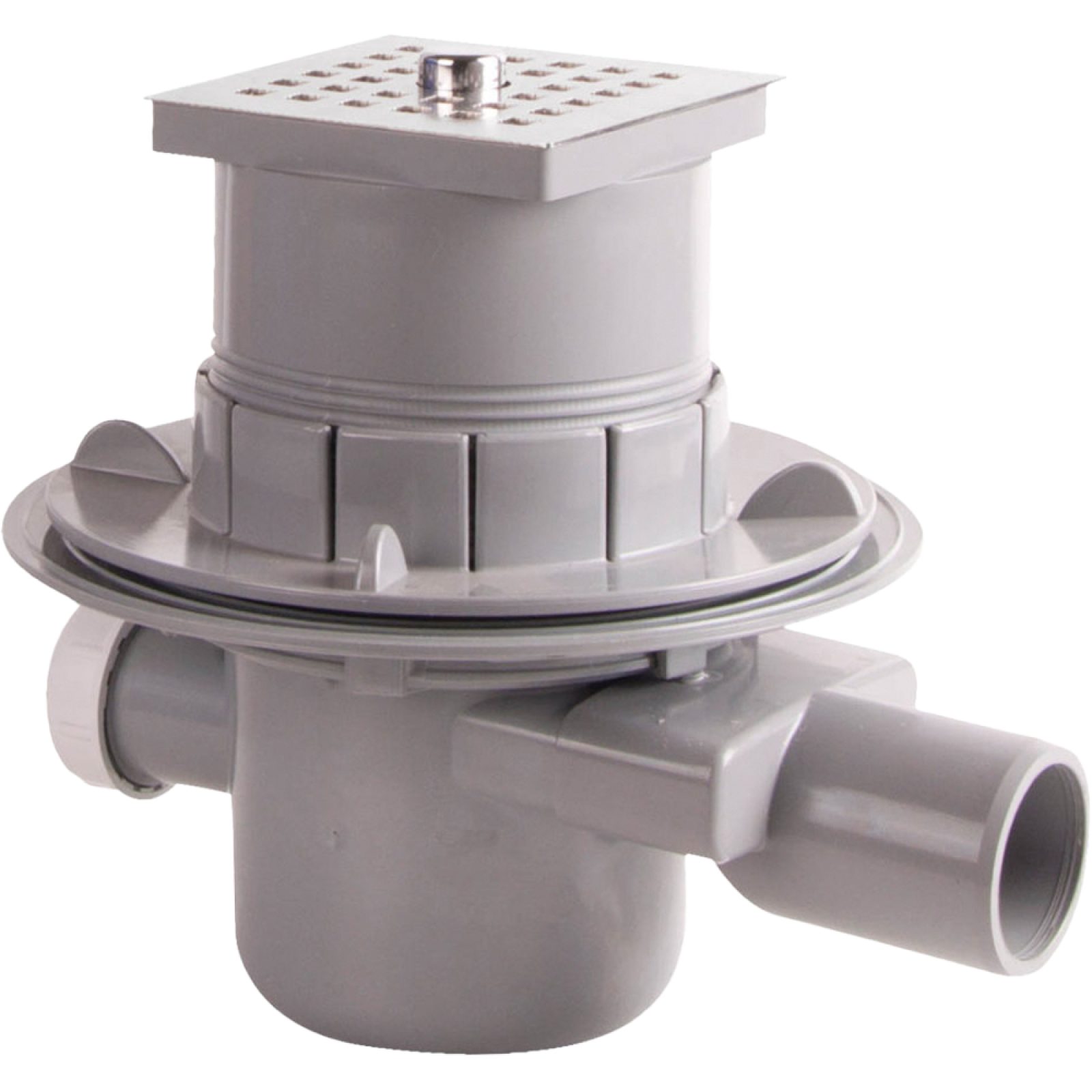 PILETTA DI SCARICO PER VASCA IN MURATURA CLICL-CLACK SENZA TROPPO PIENO 100 x 100 - Ø50 mm