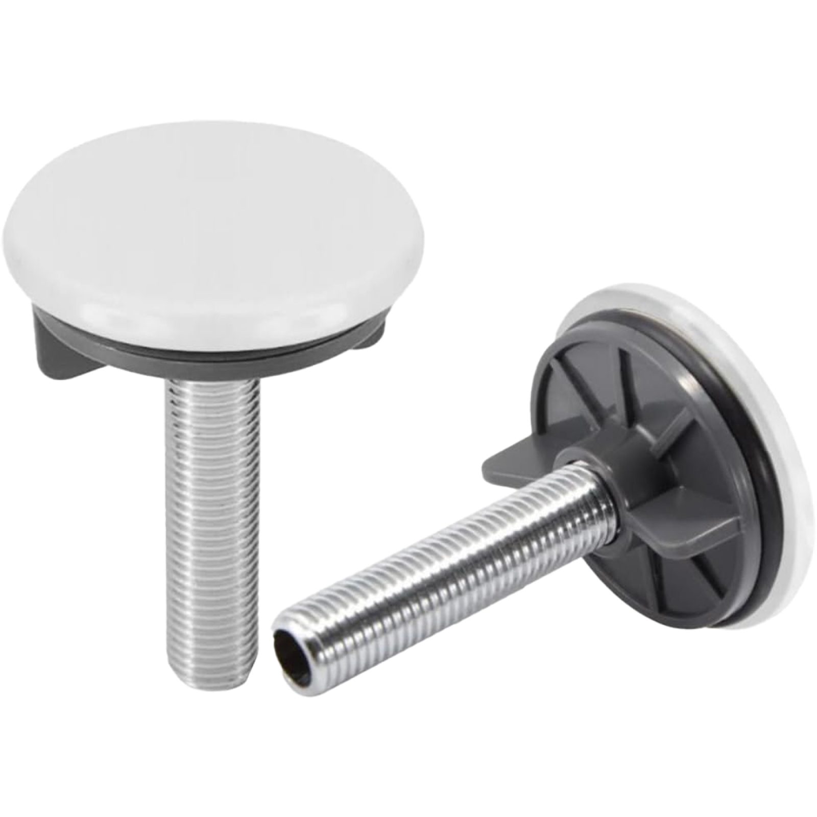 TAPPO COPRIFORO IN OTTONE BIANCO Ø50 mm