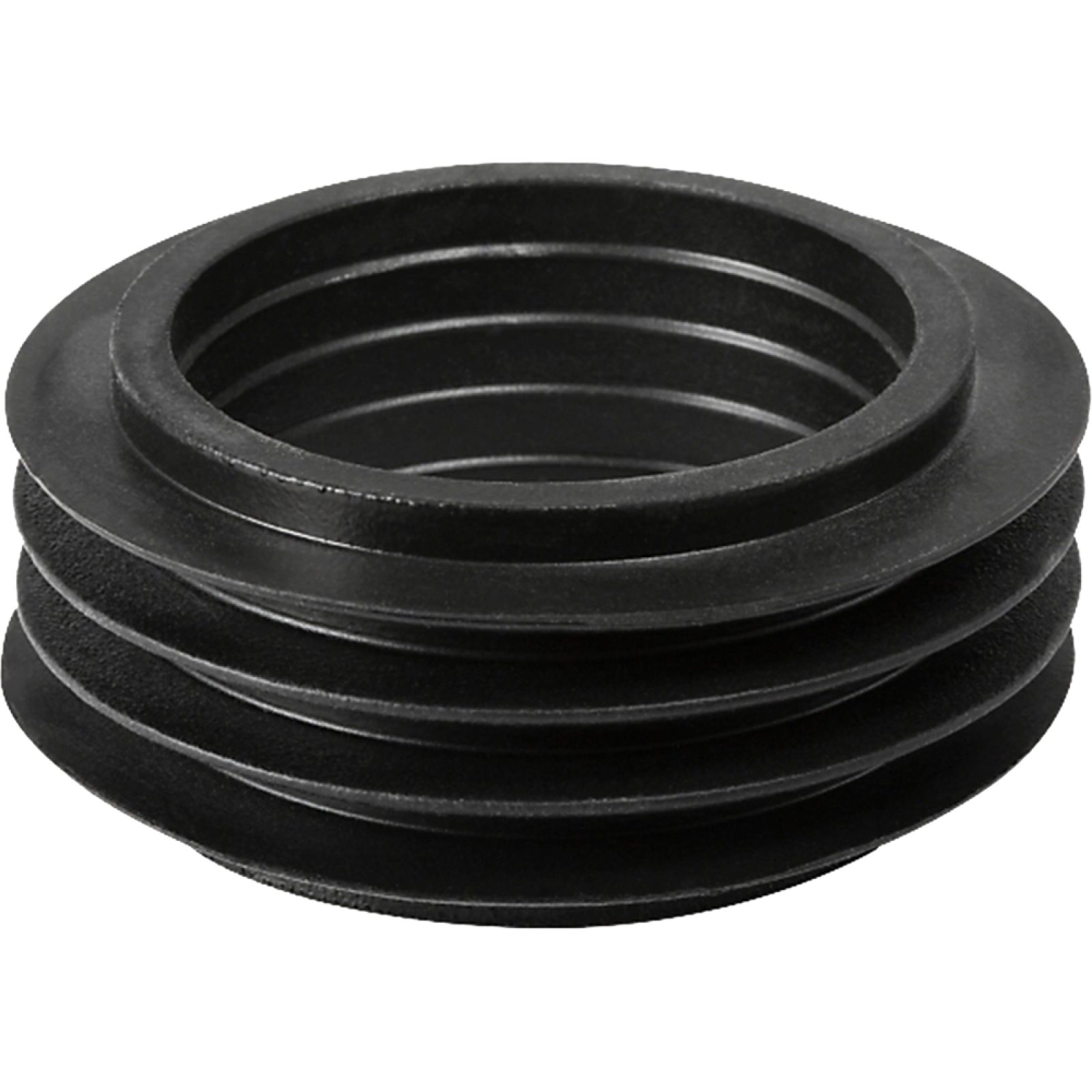 MORSETTO PER CASSETTA INCASSO IN GOMMA NERA Øest.55 x Øi.40 mm