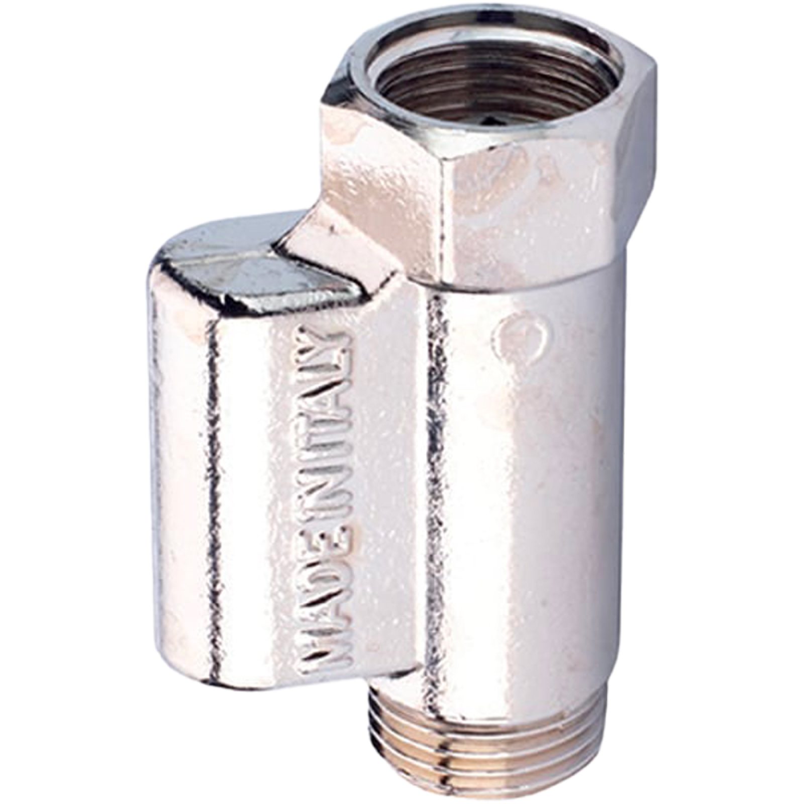 VALVOLA DI SICUREZZA E DI RITEGNO A FLUSSO VERTICALE REGOLABILE PER SCALDABAGNO 1/2" MF