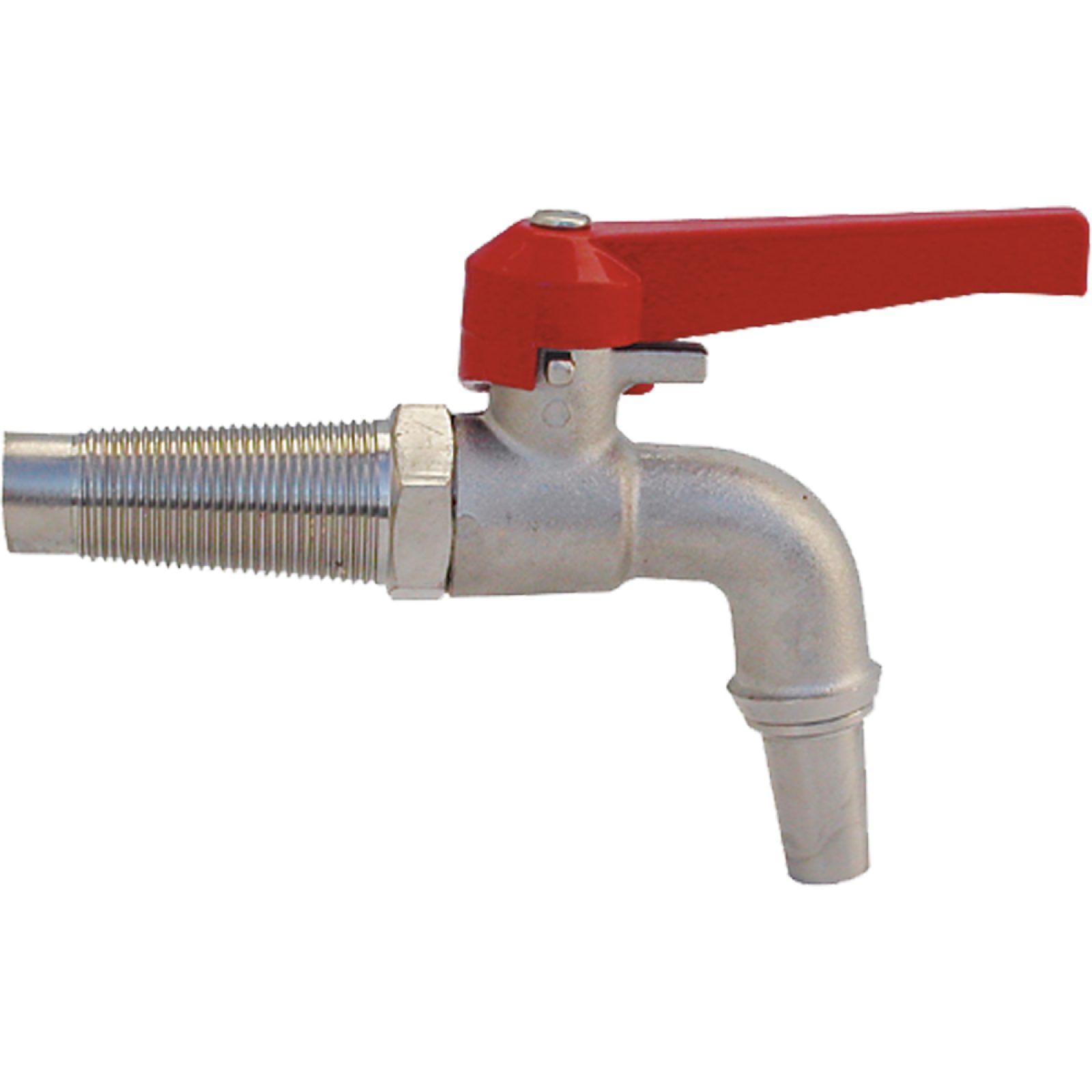 RUBINETTO A SFERA PER BOTTE CON RIEMPIBOTTIGLIA IN OTTONE LUCCHETTABILE Ø18 mm