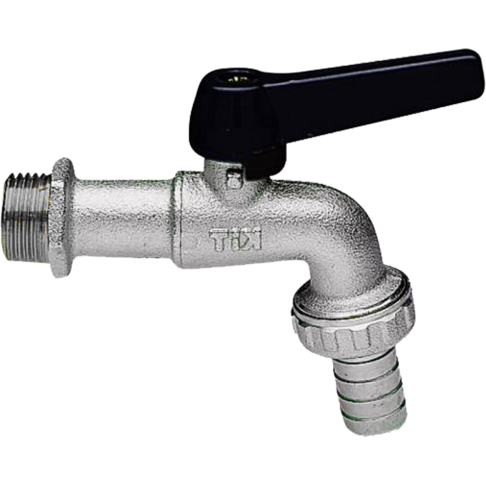 RUBINETTO PORTAGOMMA A SFERA LEGGERO "EKO KIT" CON LEVA IN ALLUMINIO 1/2"