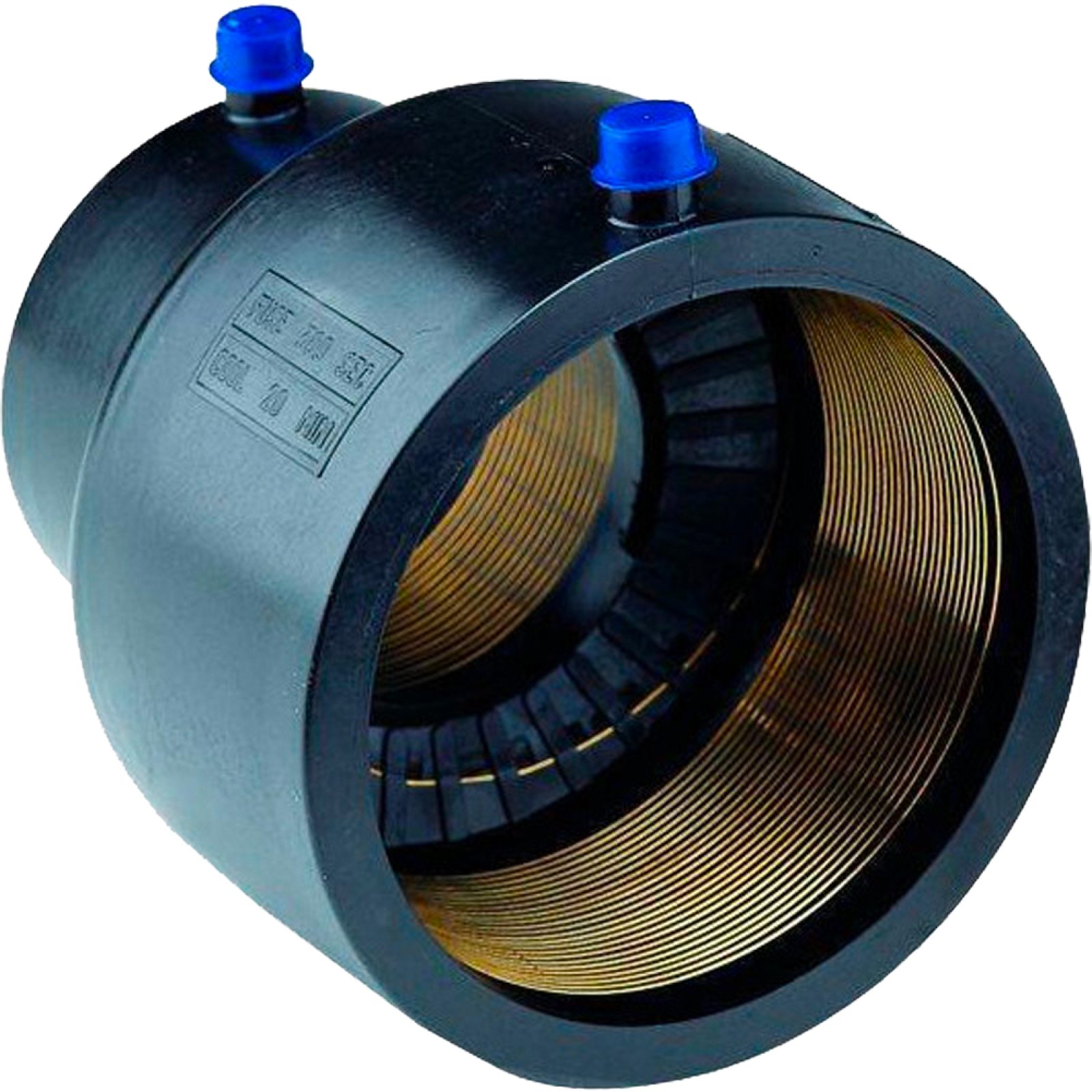 MANICOTTO RIDOTTO ELETTROSALDABILE PER TUBO POLIETILENE ACQUA E GAS UNIDELTA Ø110x90 mm