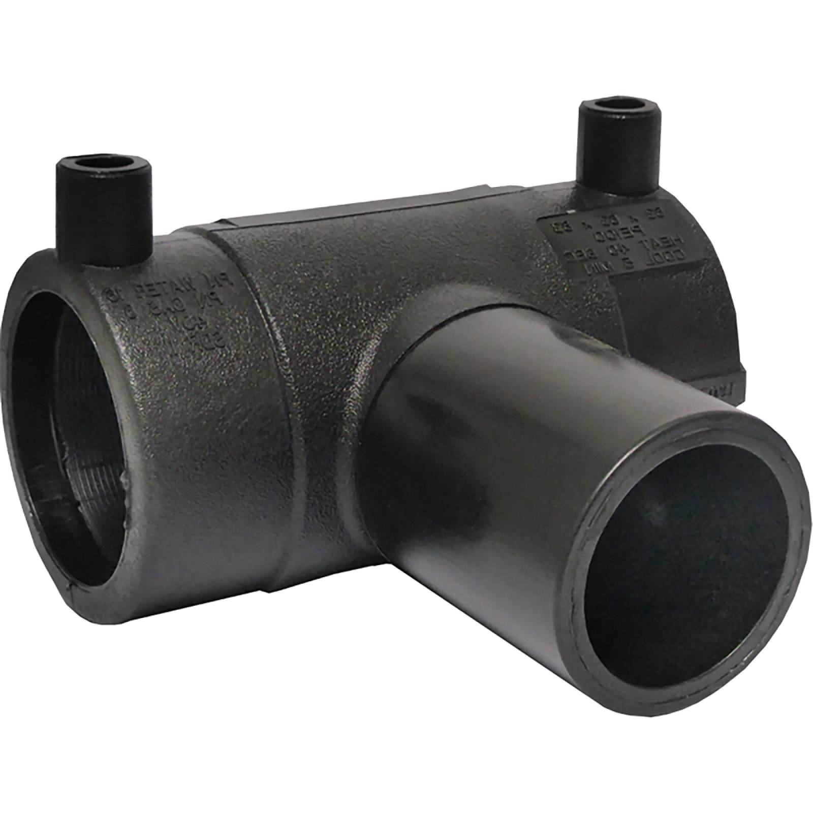 TEE ELETTROSALDABILE PER TUBO POLIETILENE ACQUA E GAS UNIDELTA Ø110x110x110 mm