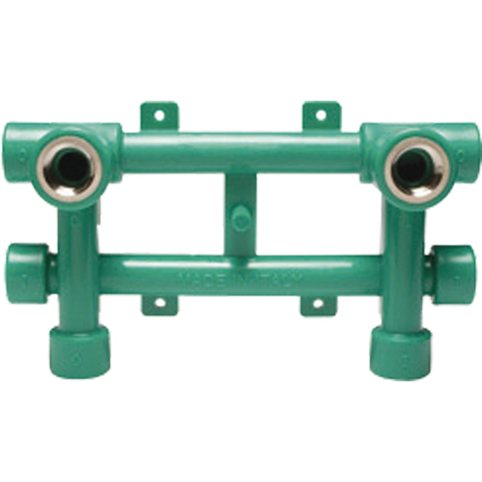 MODULO GRUPPO VASCA IN PPR VERDE Ø20 x 1/2"F