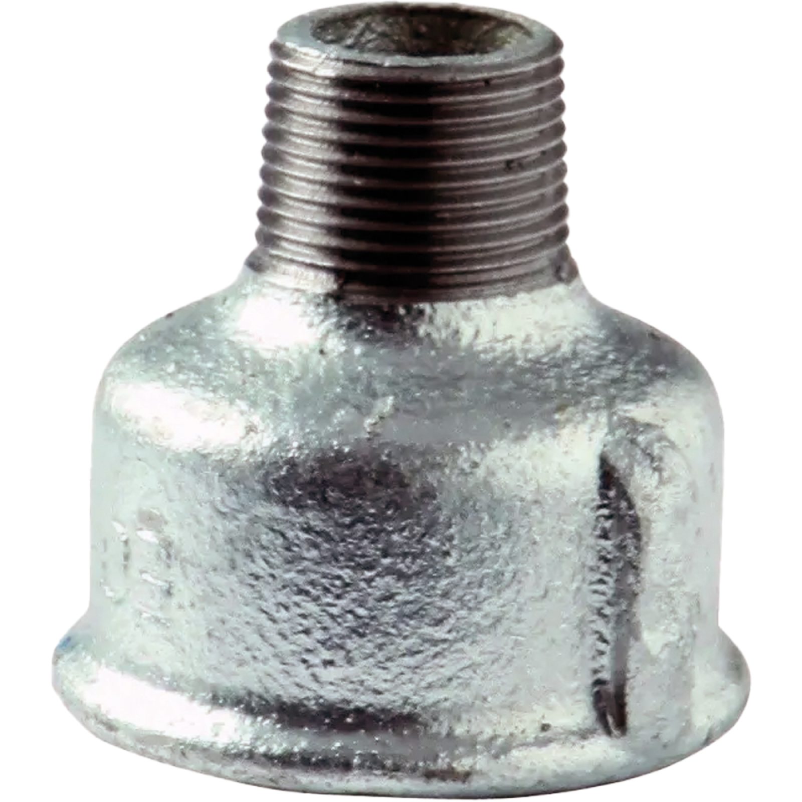 RACCORDO DIRITTO RIDOTTO FM IN GHISA ZINCATA 2" x 1"1/2