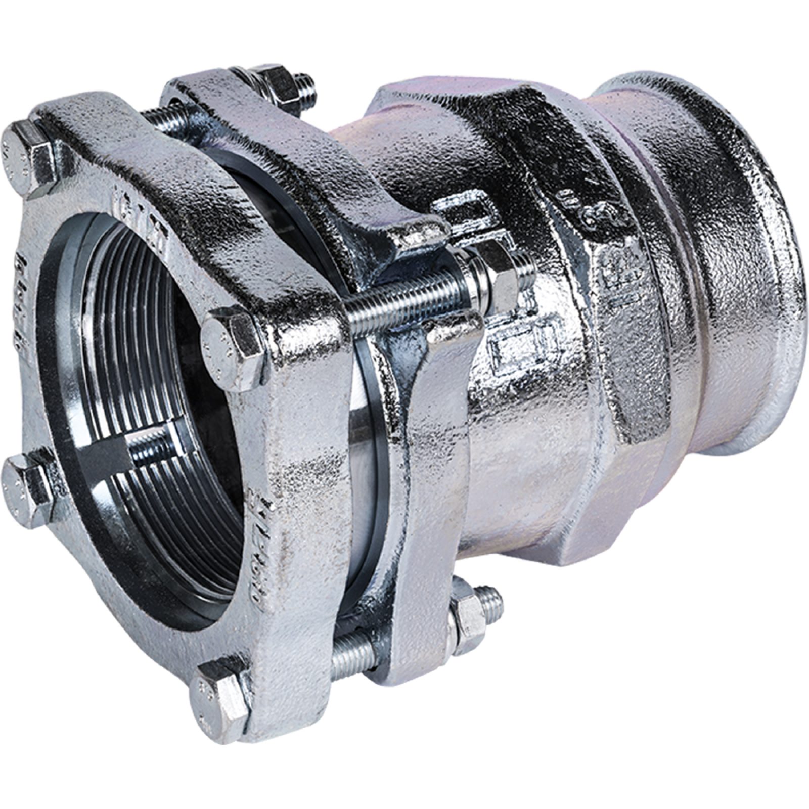 RACCORDO A COMPRESSIONE IN GHISA FEMMINA FLANGIATO 4" x Ø114