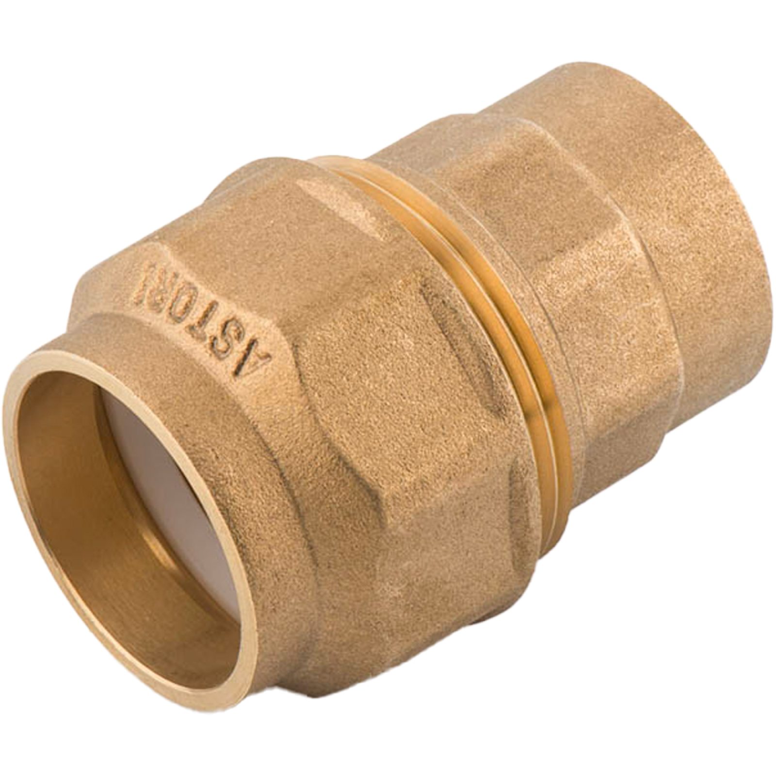 RACCORDO DIRITTO FEMMINA PER POLIETILENE CON ANELLO IN RESINA 2" x Ø63 mm