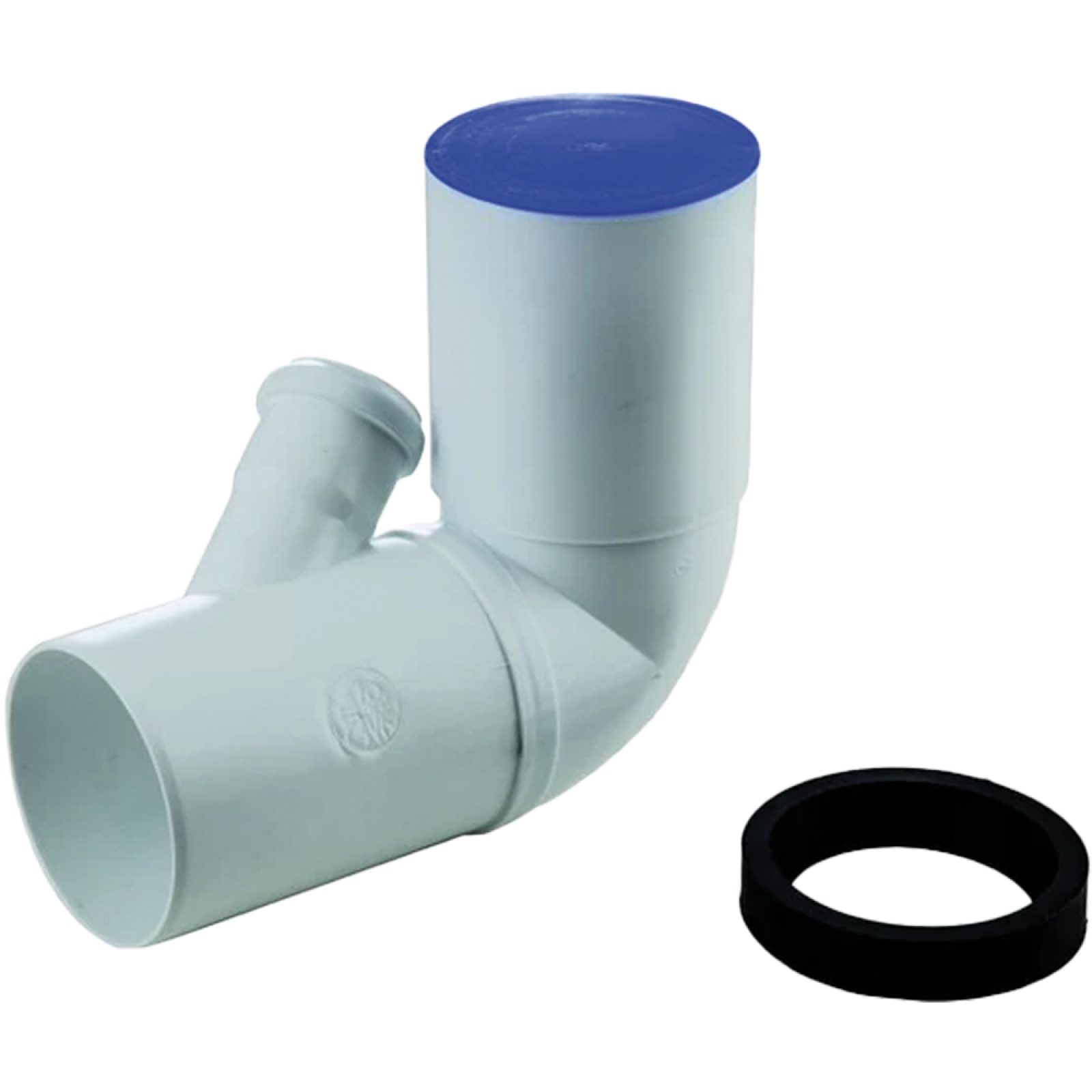 CURVA WC 90° PROLUNGATA A INNESTO CON 1 ATTACCO ORIENTABILE Ø110 x Ø50