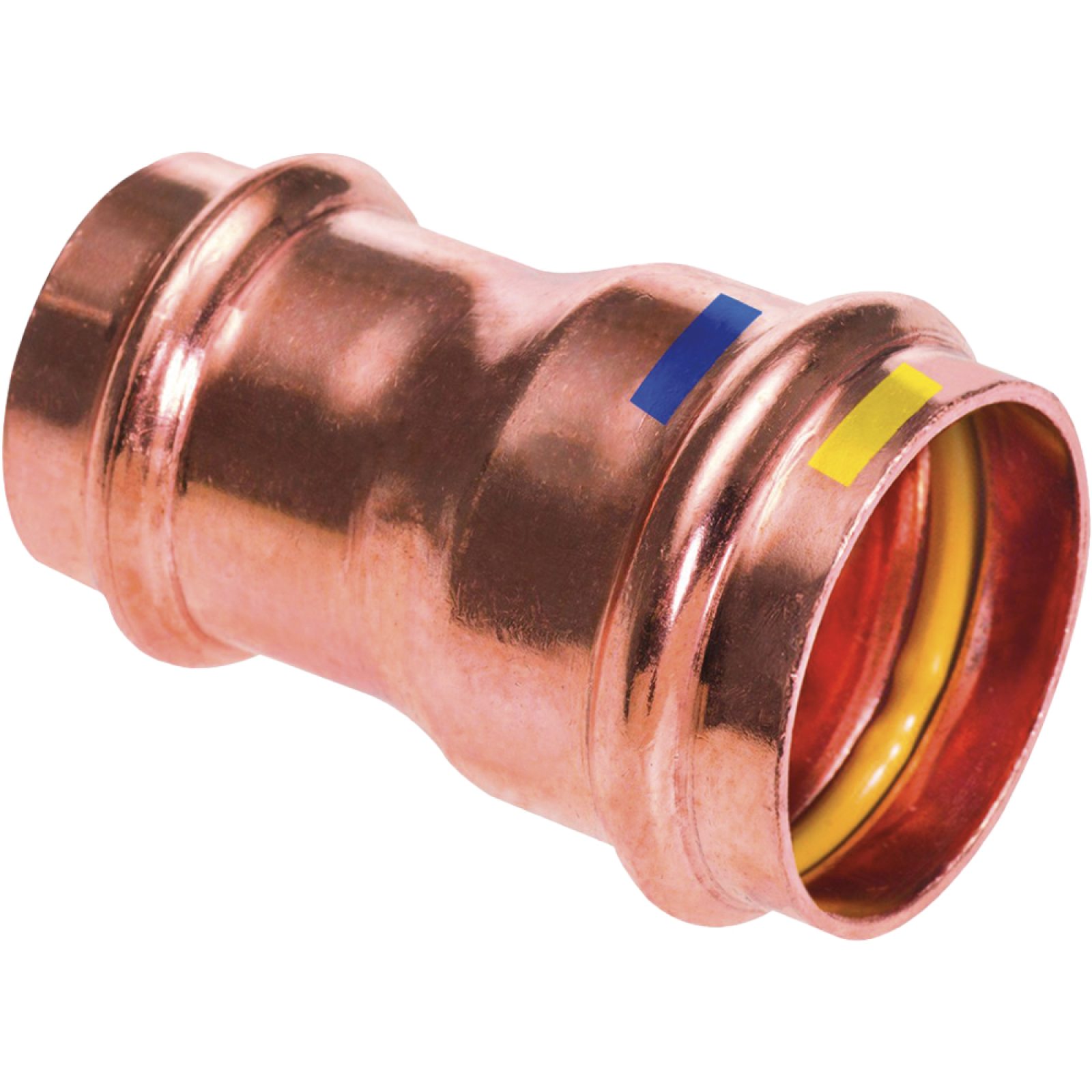 MANICOTTO RIDOTTO FEMMINA/FEMMINA IN RAME A PRESSARE Ø35 x 28 mm