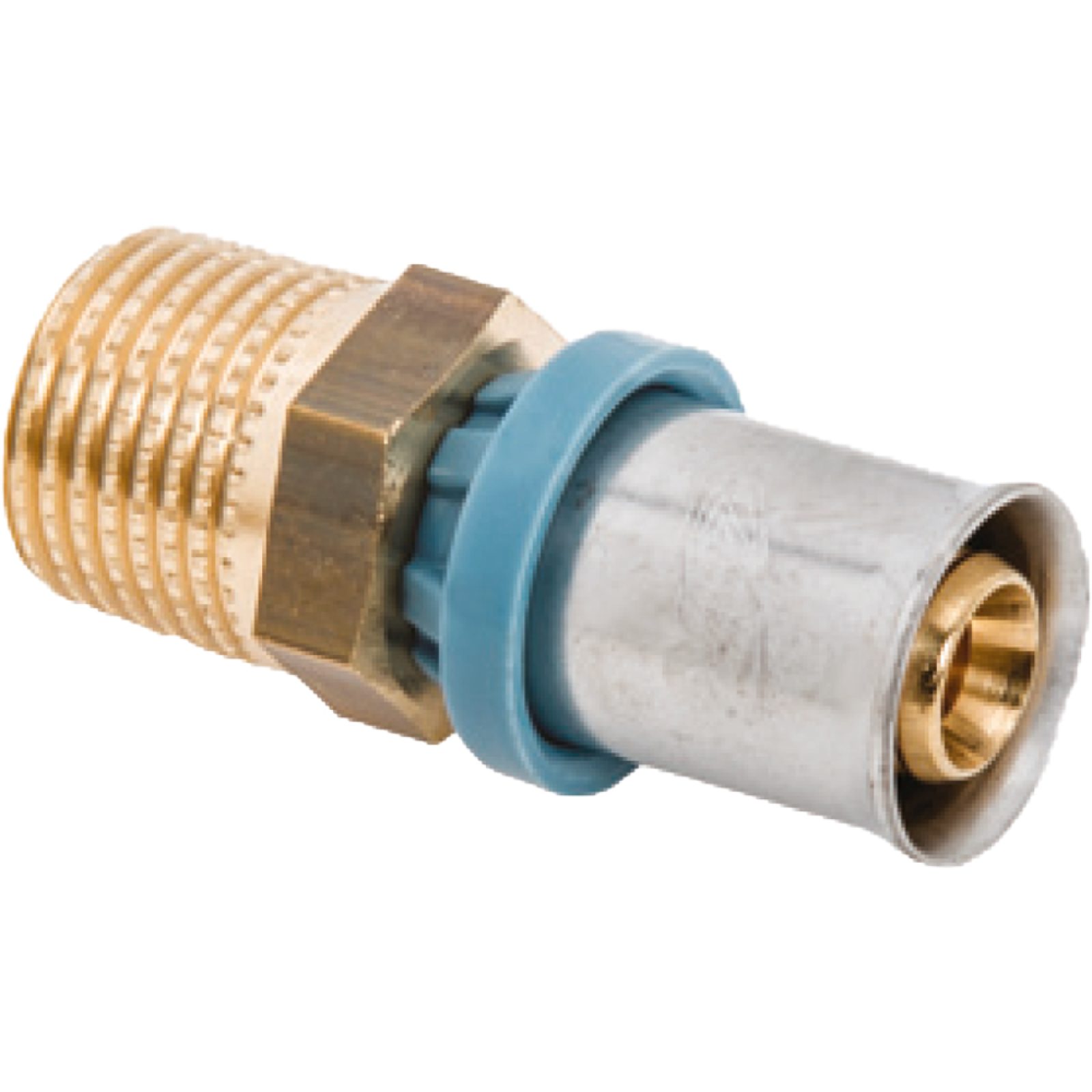 RACCORDO DRITTO MASCHIO A PRESSARE "DELTAPRESS" UNIDELTA 50 x 1"1/2