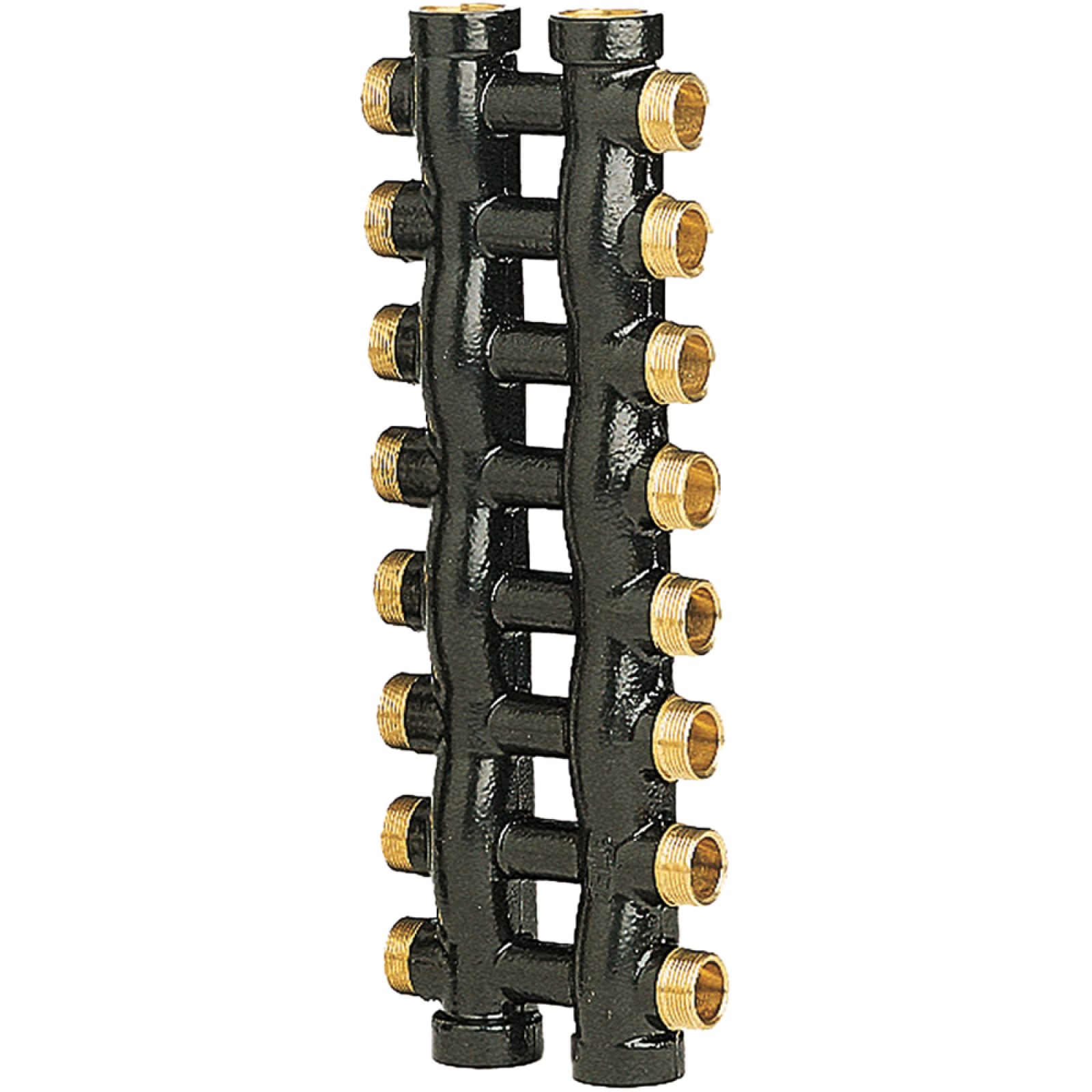 COLLETTORE COMPLANARE MASCHIO/FEMMINA 1" PER TUBO RAME/PEX/MULTISTRATO ICMA 10x10 vie da 1/2"(16)