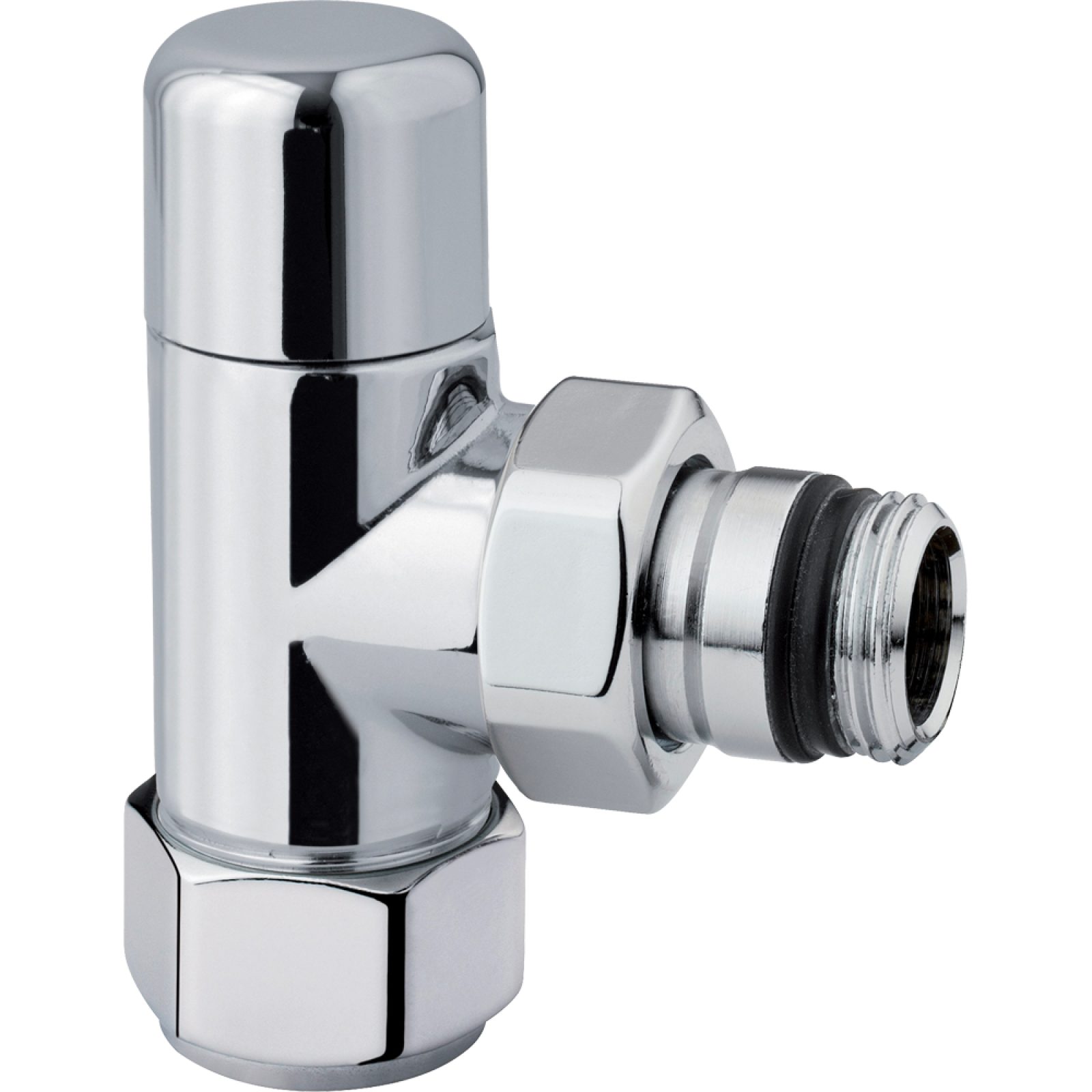 DETENTORE D'ARREDO A SQUADRA "HIGH STYLE" CROMO 1/2" - 24x19