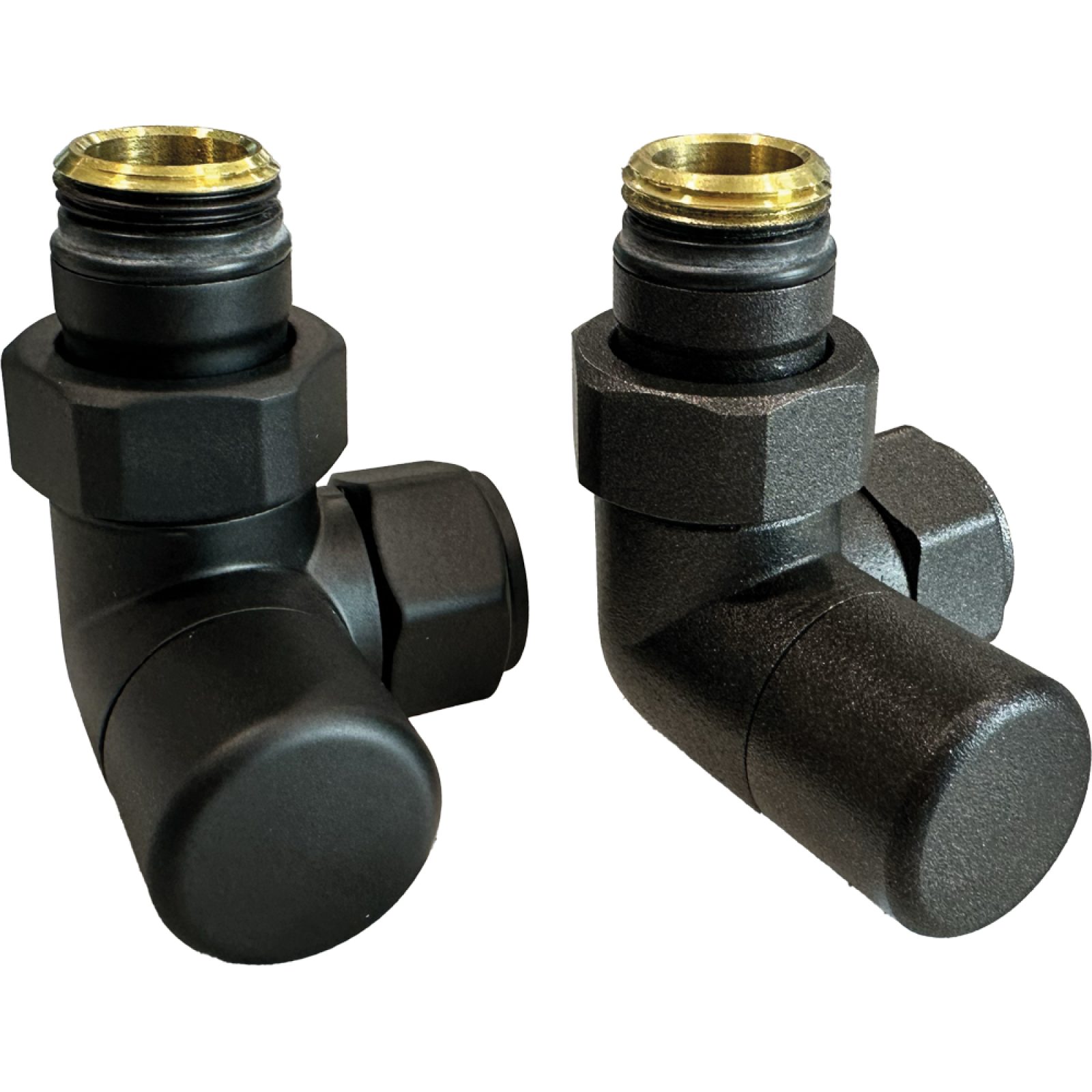 DETENTORE D'ARREDO AD ANGOLO SX "HIGH STYLE BLACK" Antracite 1/2" - 24x19