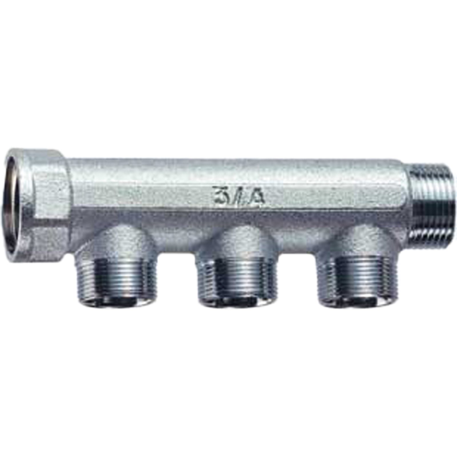 COLLETTORE LINEARE MASCHIO/FEMMINA 3/4" CROMATO FAR 4 Vie 24x19