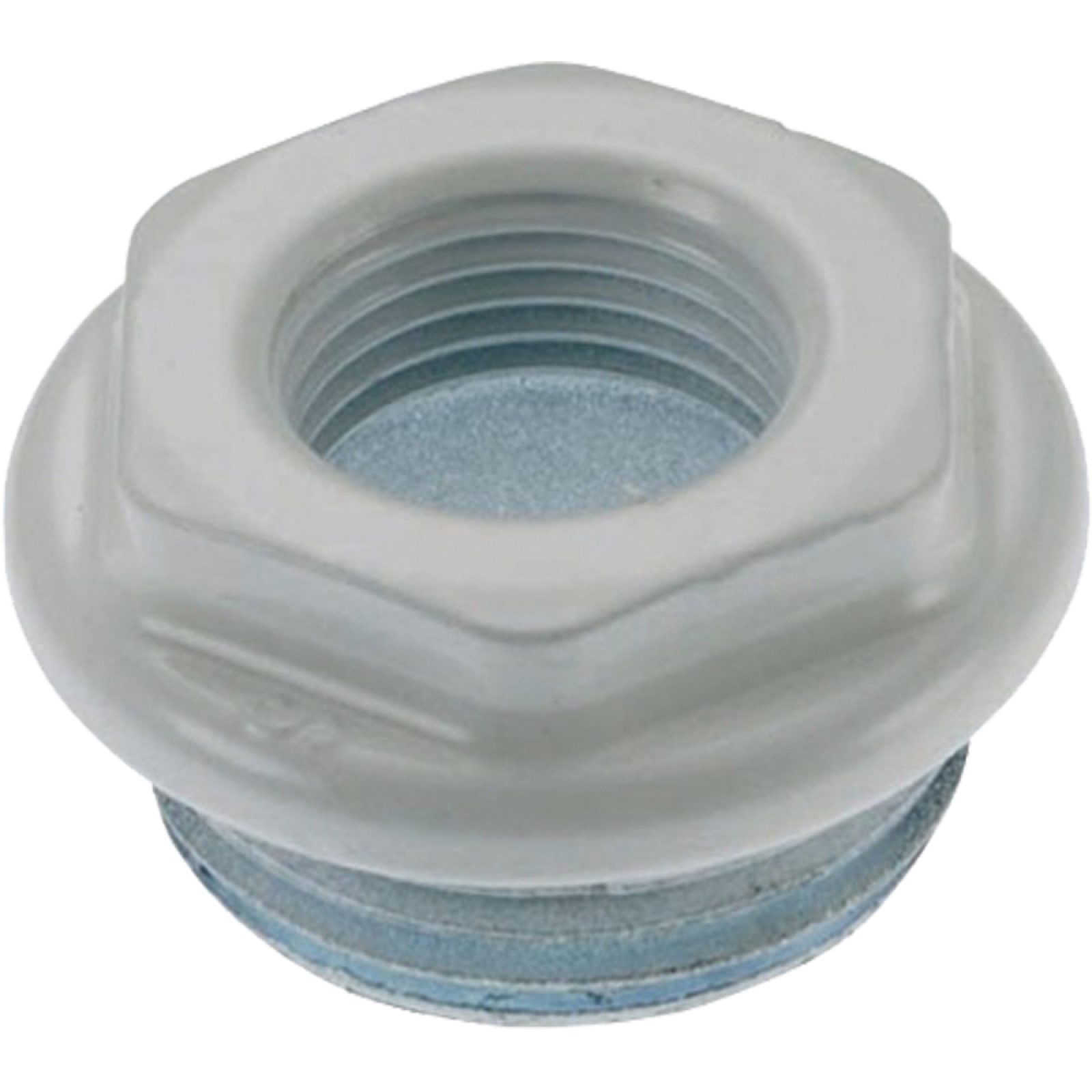 RIDUZIONE VERNICIATA BIANCO PER RADIATORI 1"1/4 x 1/2" SX Ø56 - Alluminio