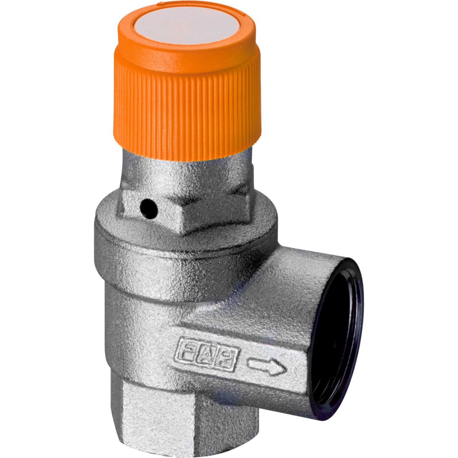 VALVOLA DI SICUREZZA ORDINARIA "SOLFAR" PER IMPIANTI SOLARI FAR 1/2"F x 3/4"F - 8