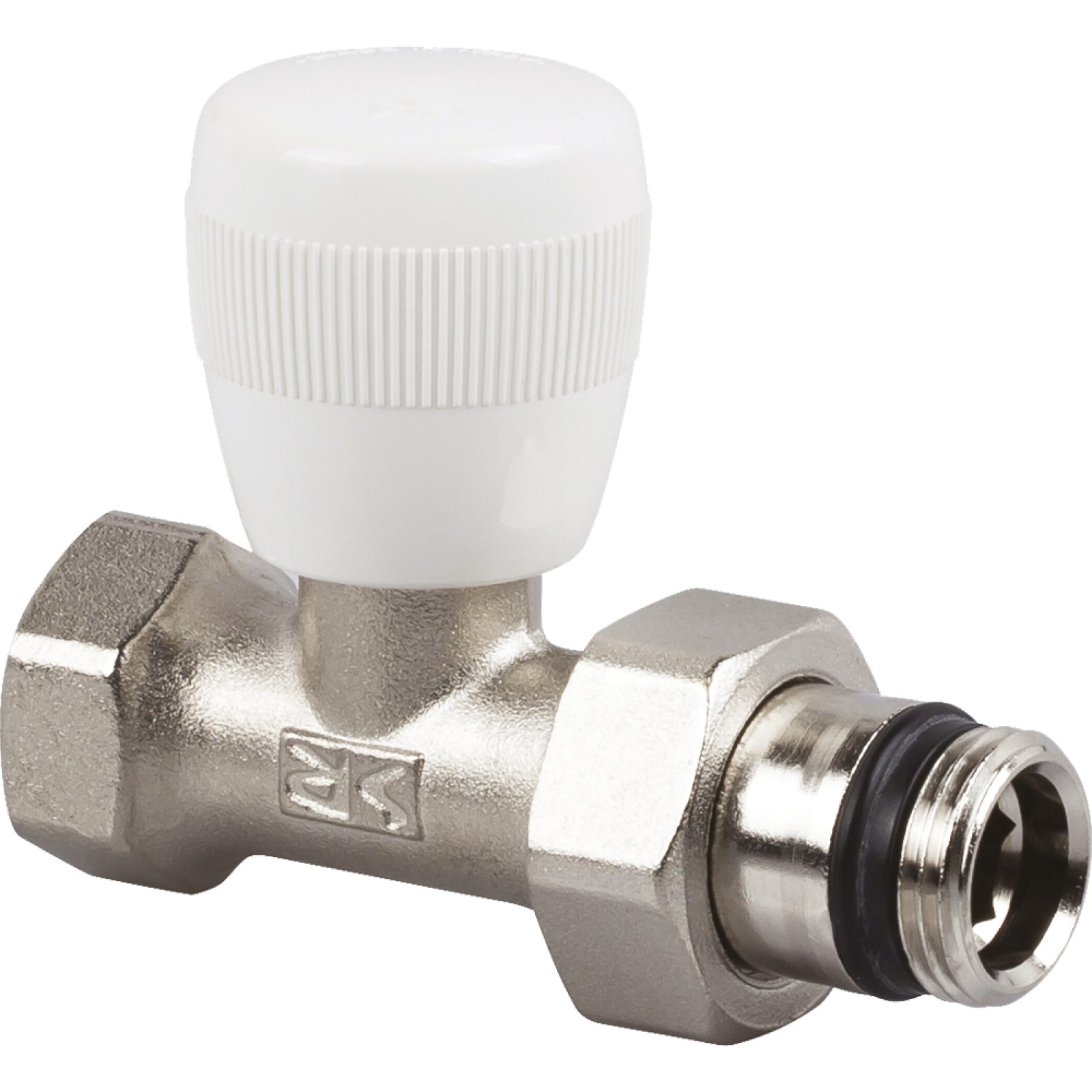 VALVOLA DIRITTA ATTACCO PER TUBO FERRO "SERIE UNIVERSAL" 1/2" - 1/2"